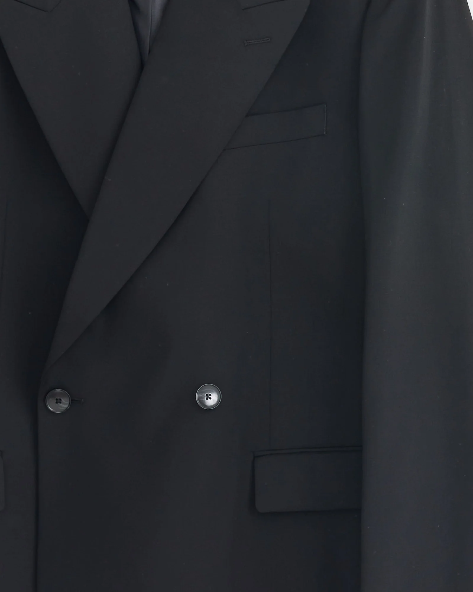 Double Breasted Blazer in Black - Image 2