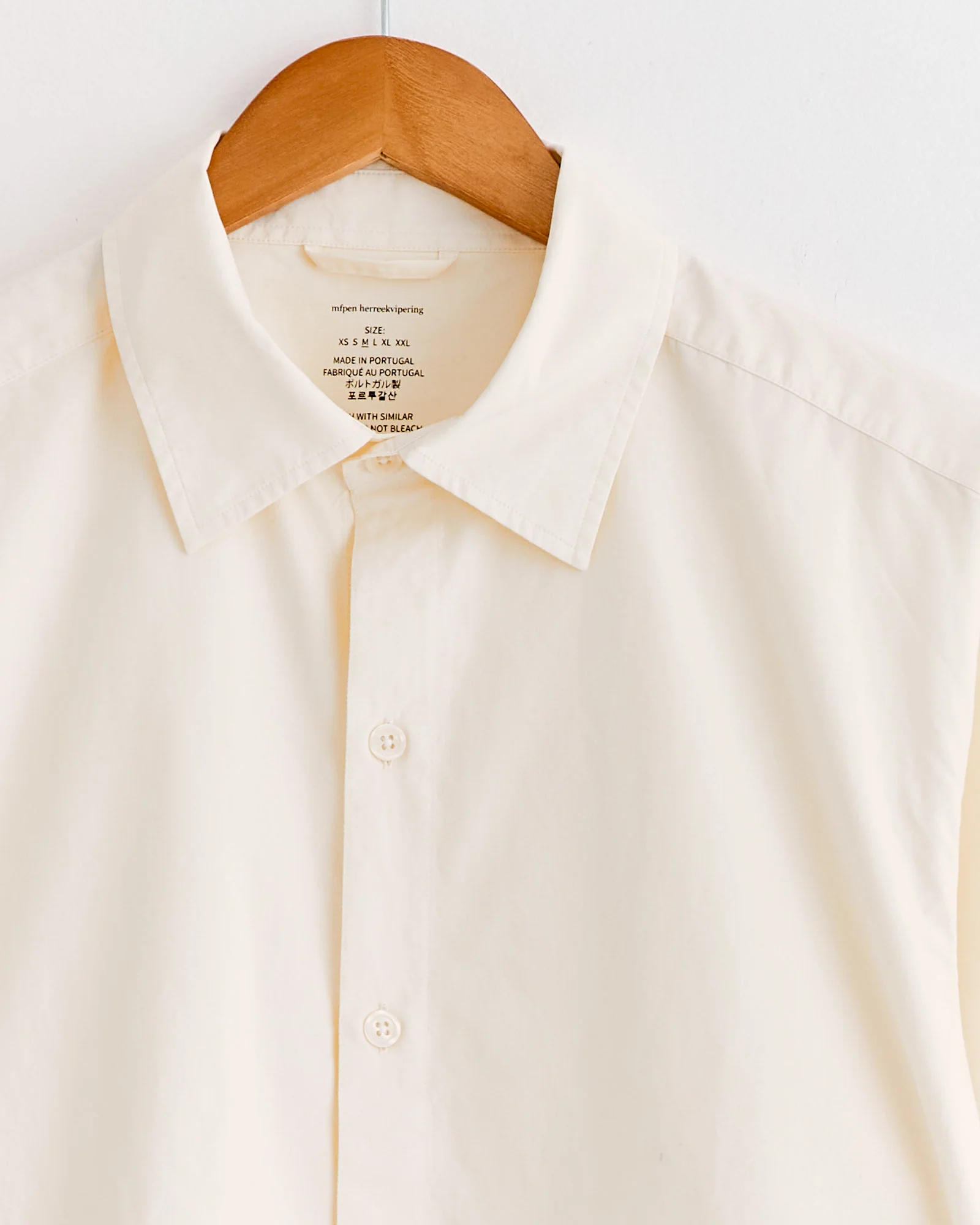 Generous Shirt in Warm White - Image 2
