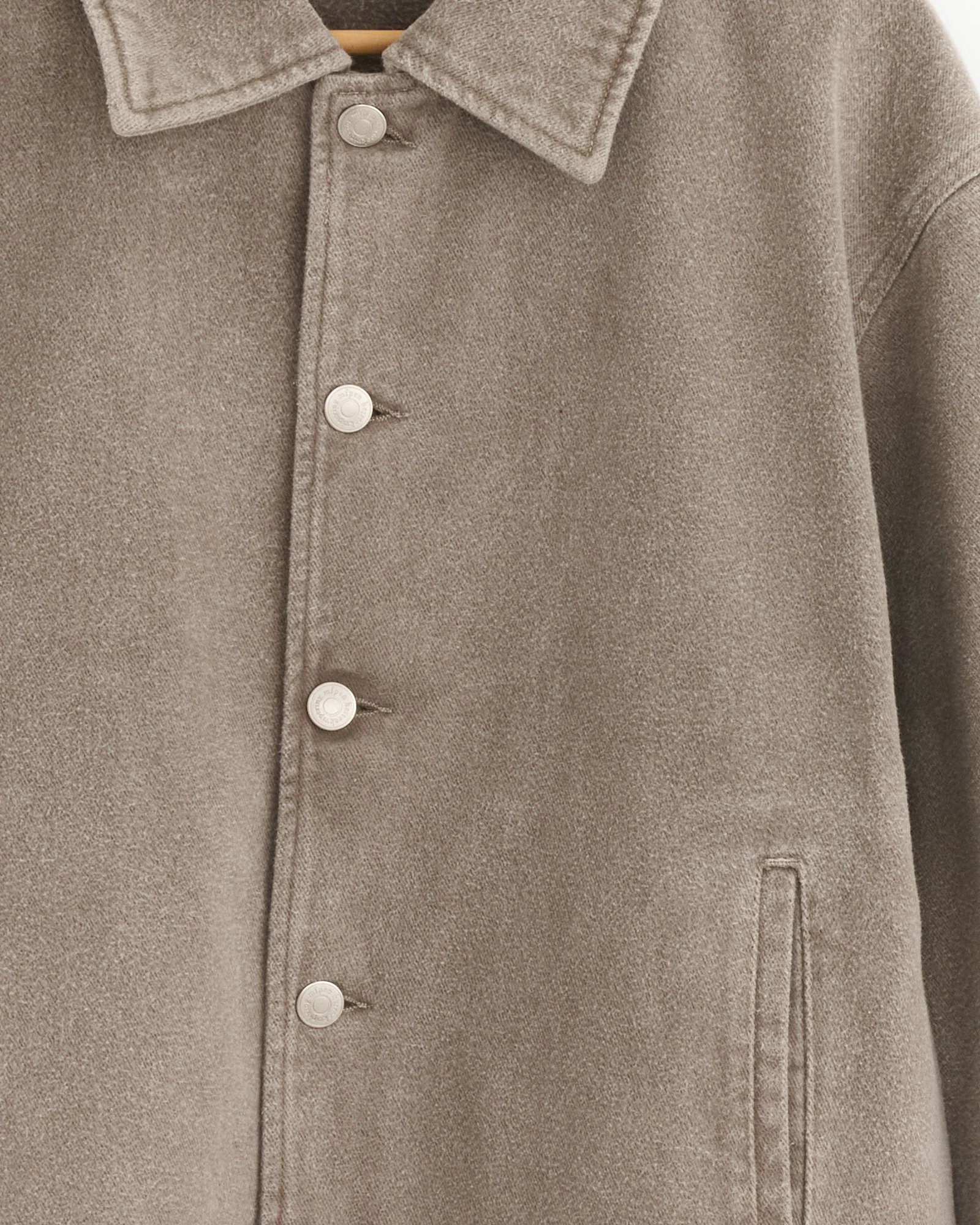 Painters Jacket Brushed in Mudstone - Image 2