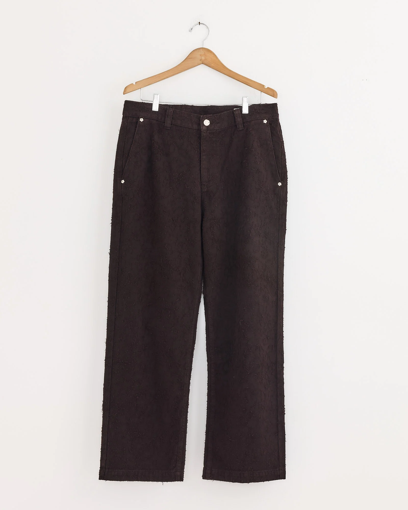 Punch Out Jean in Dark Brown