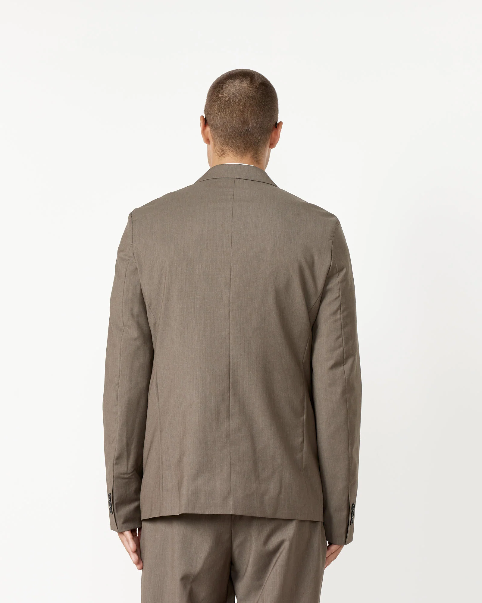 Tropical Wool Single Breasted Blazer - Image 4