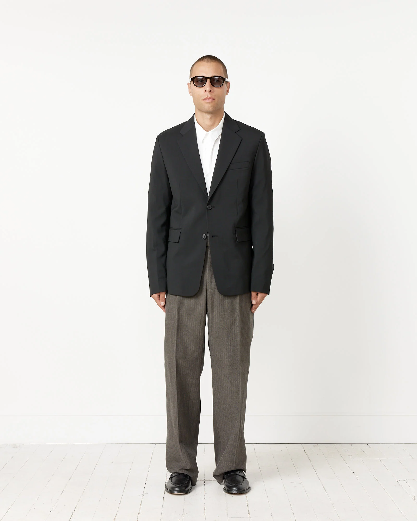 Wool Single Breasted Blazer - Image 2