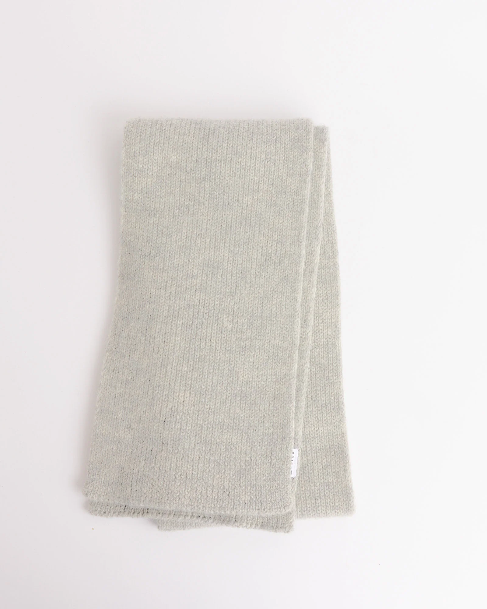 Brushed Scarf in Light Grey
