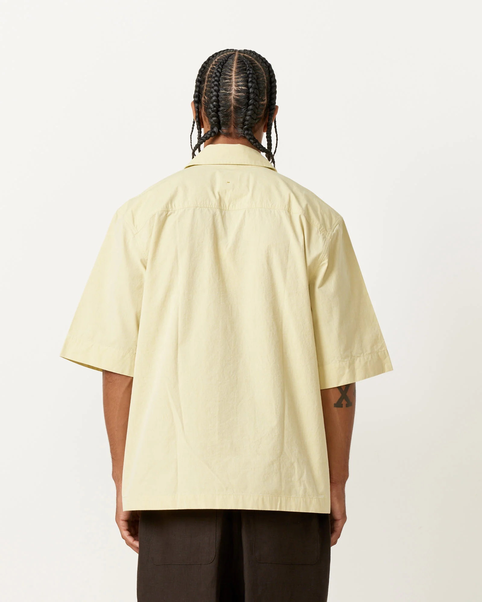 Flap Pocket Shirt in Pale Yellow - Image 6