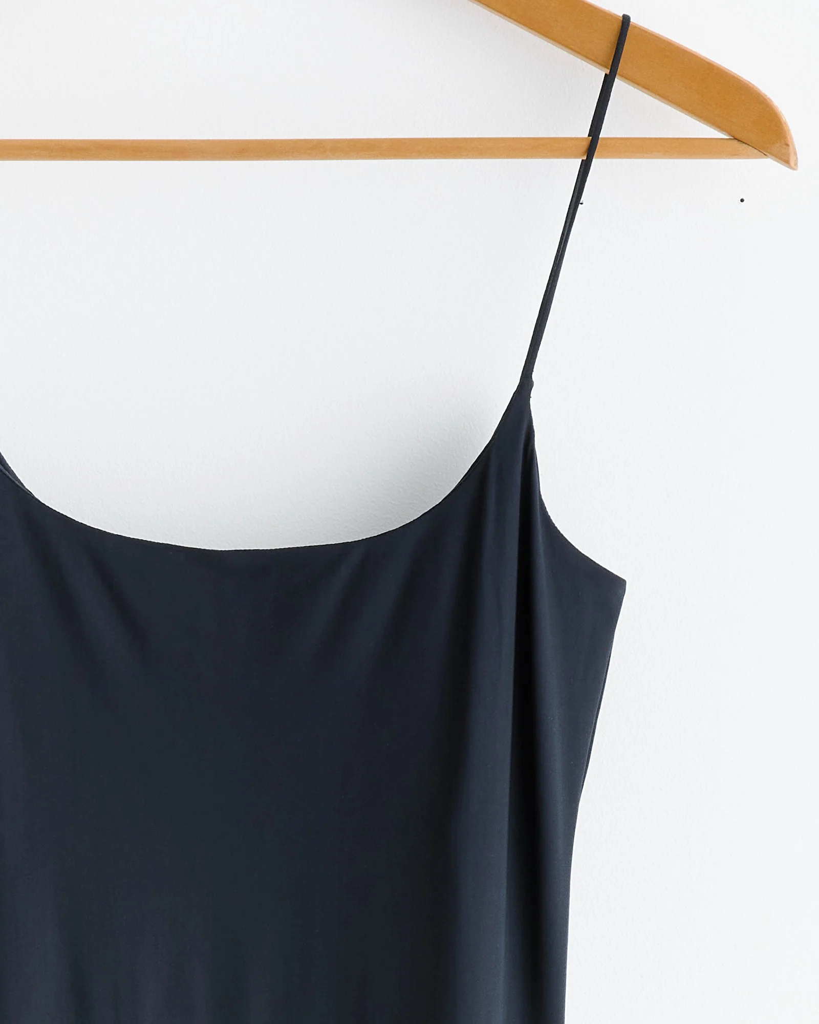 Maxi Slip Dress in Black - Image 2