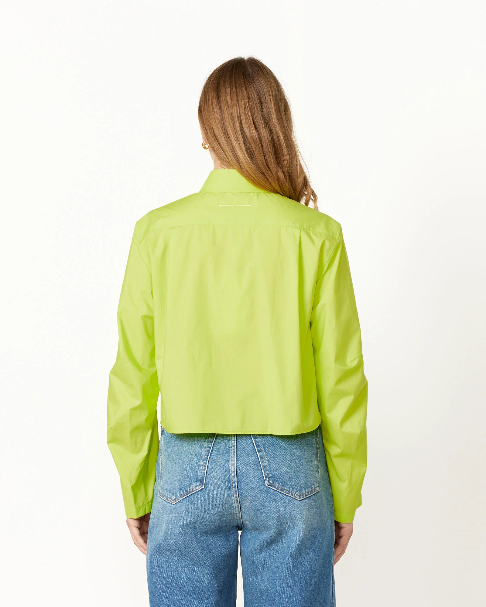 Cropped Long Sleeve Shirt - Image 5