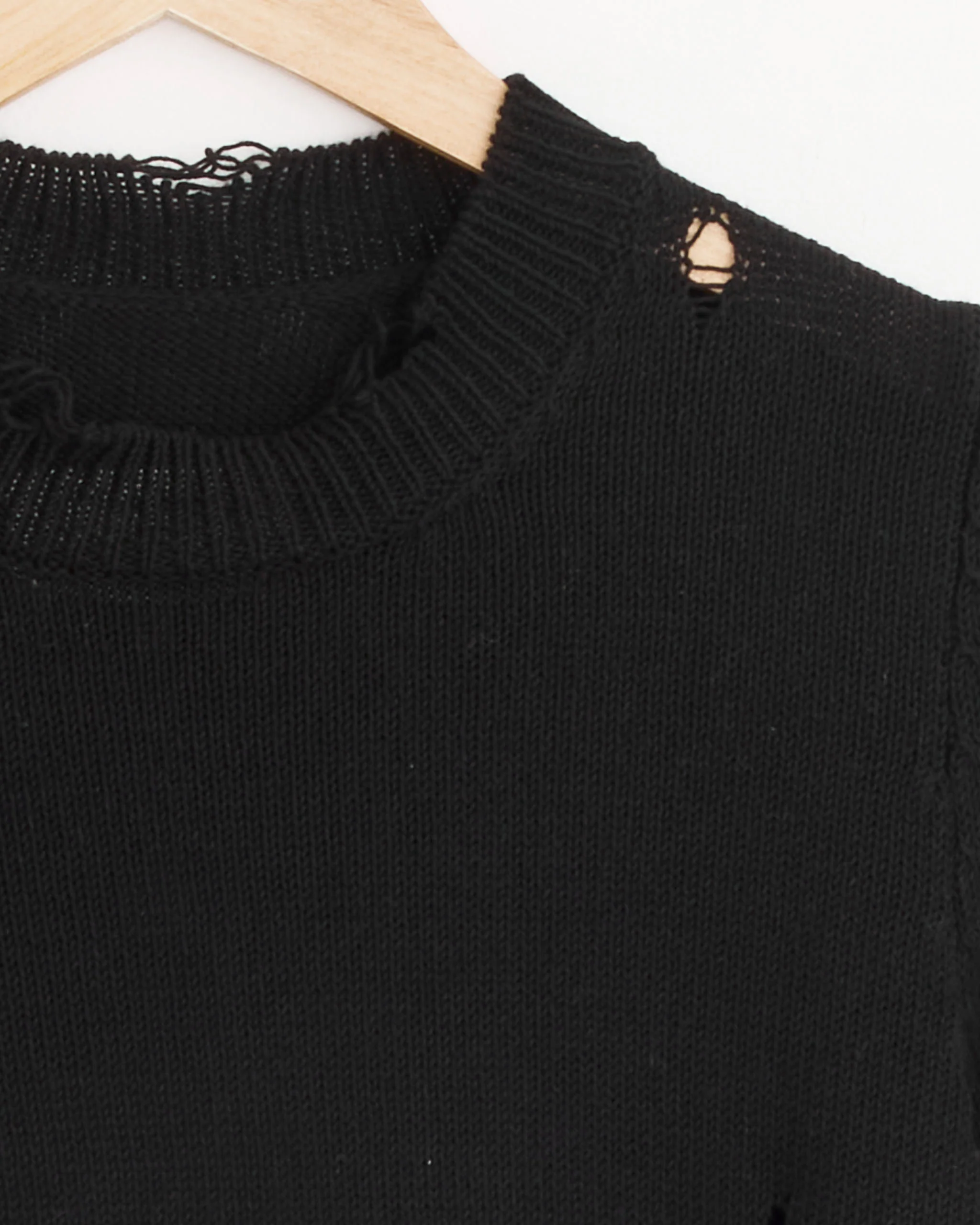 Crewneck in Black - Image 2