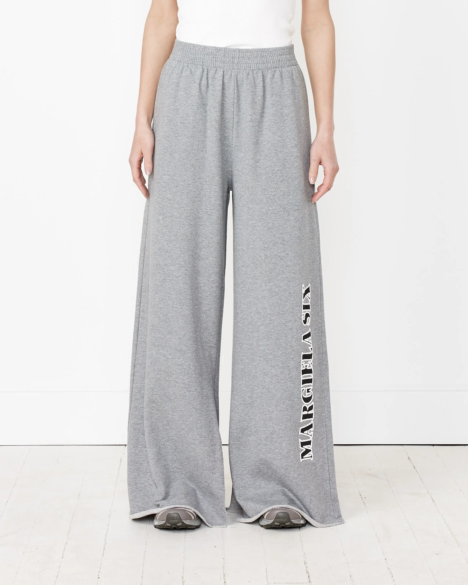 Pants in Grey Melange