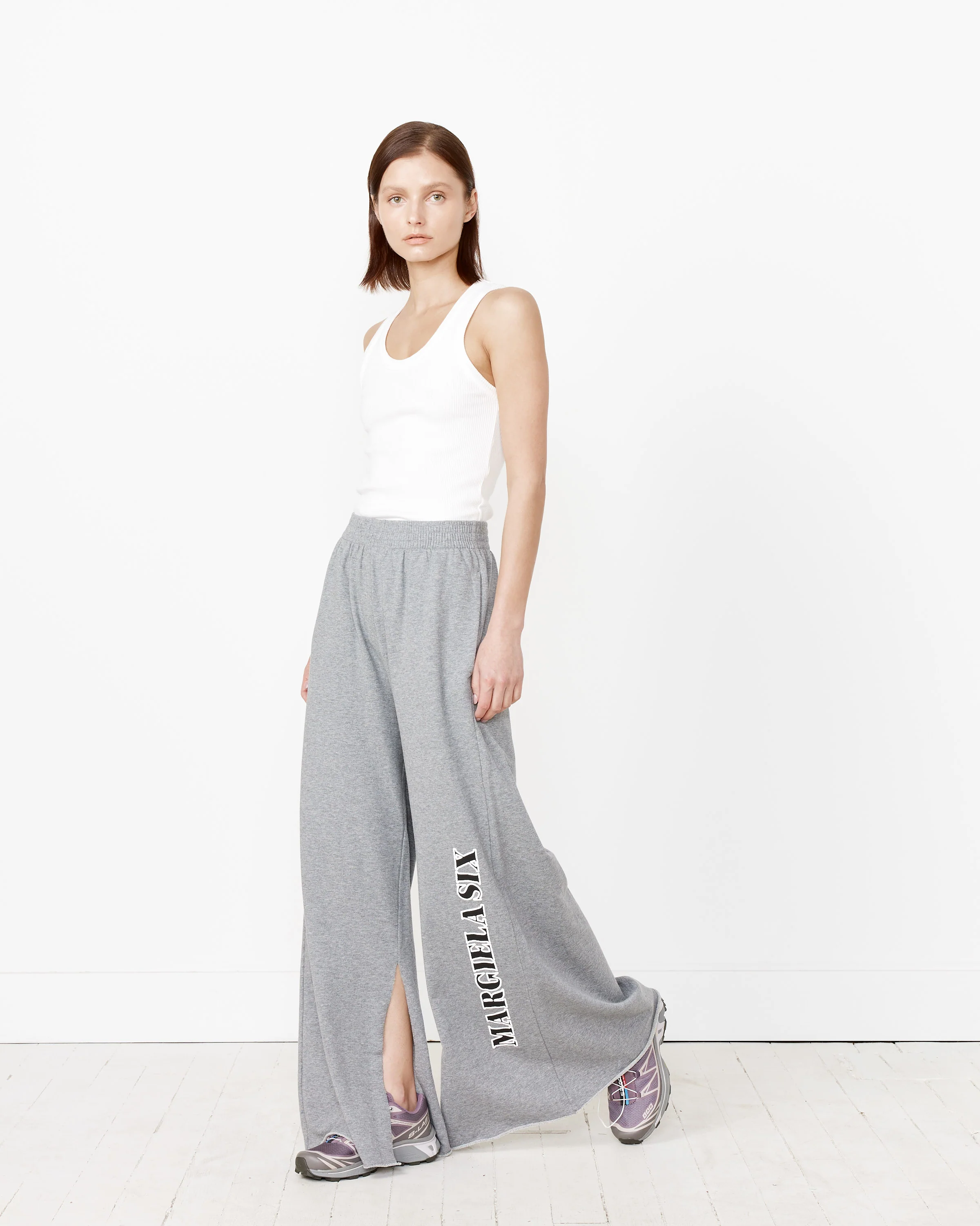 Pants in Grey Melange - Image 2