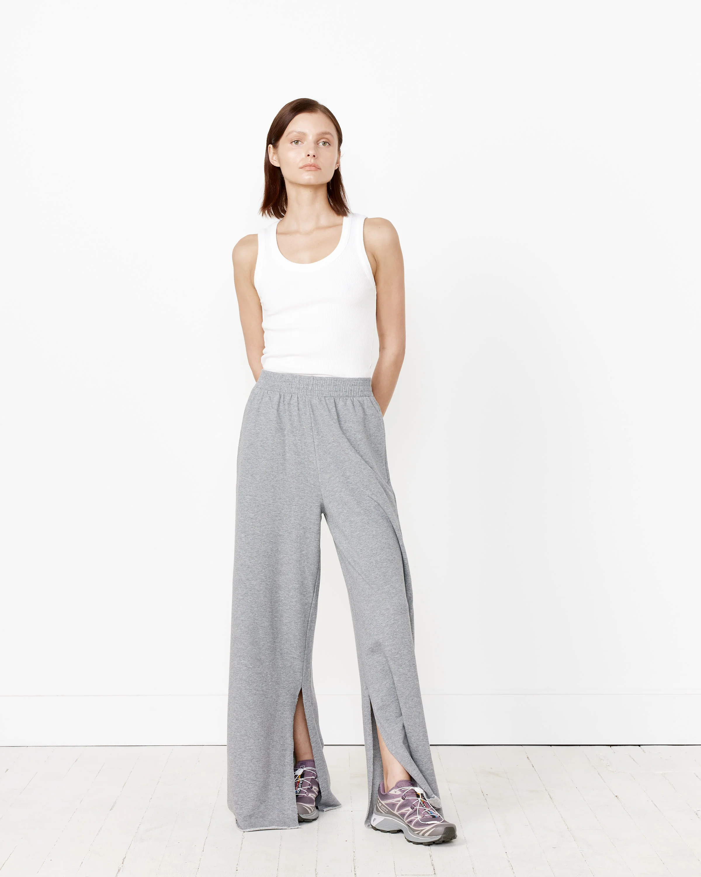Pants in Grey Melange - Image 4
