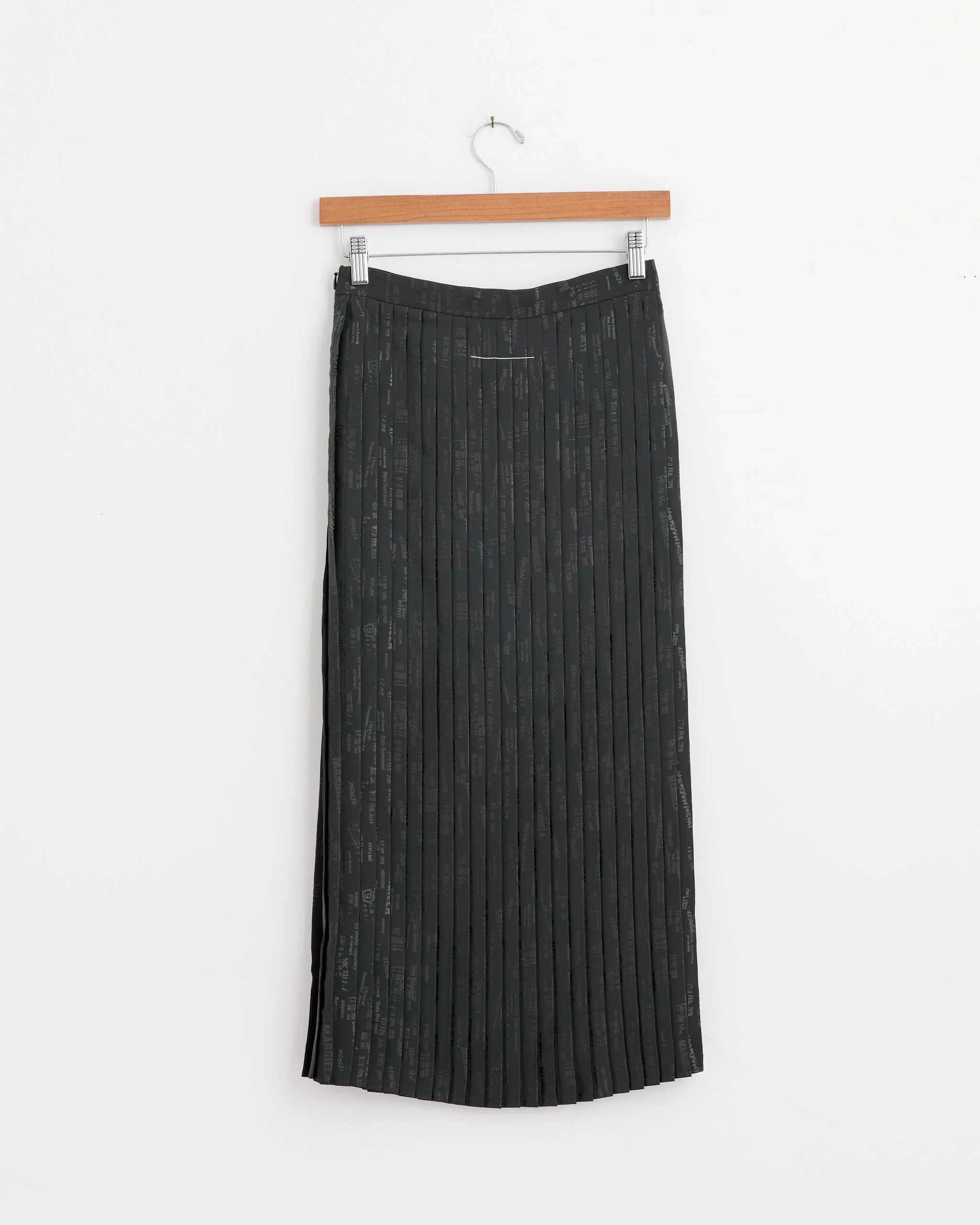 Printed Skirt in Black - Image 3