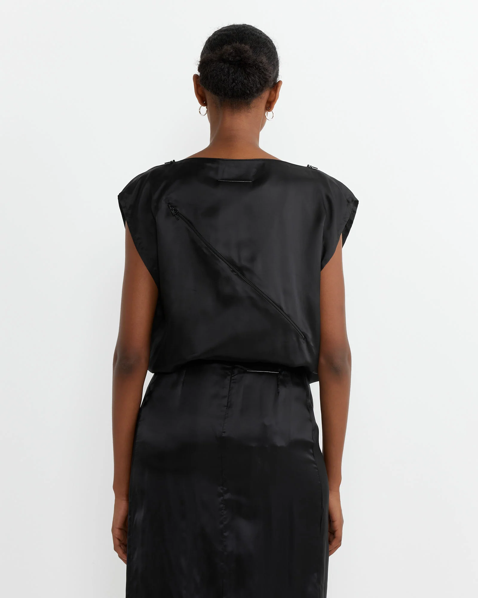 Zip Top in Black - Image 5