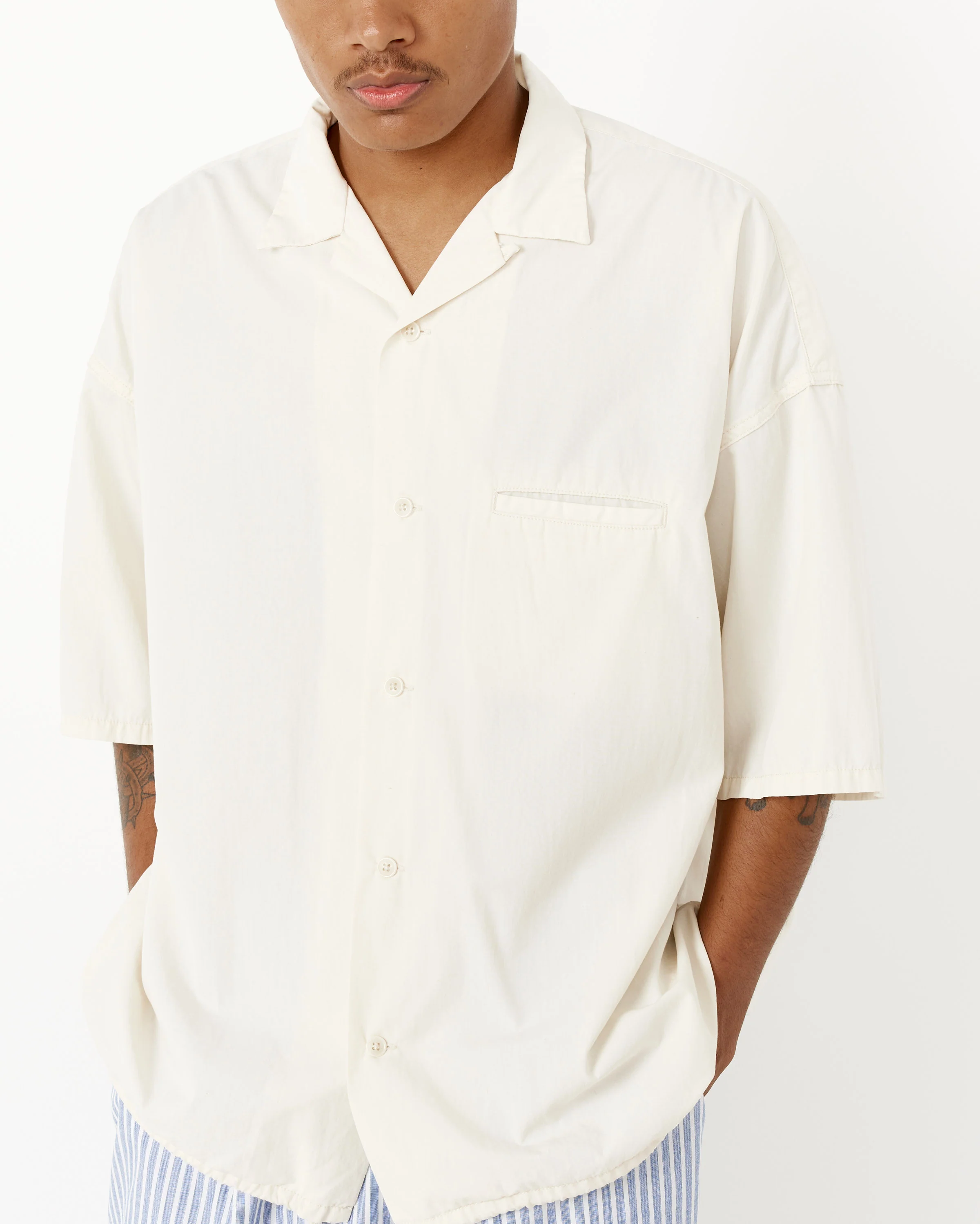 Open Collar Wind Shirt - Image 7