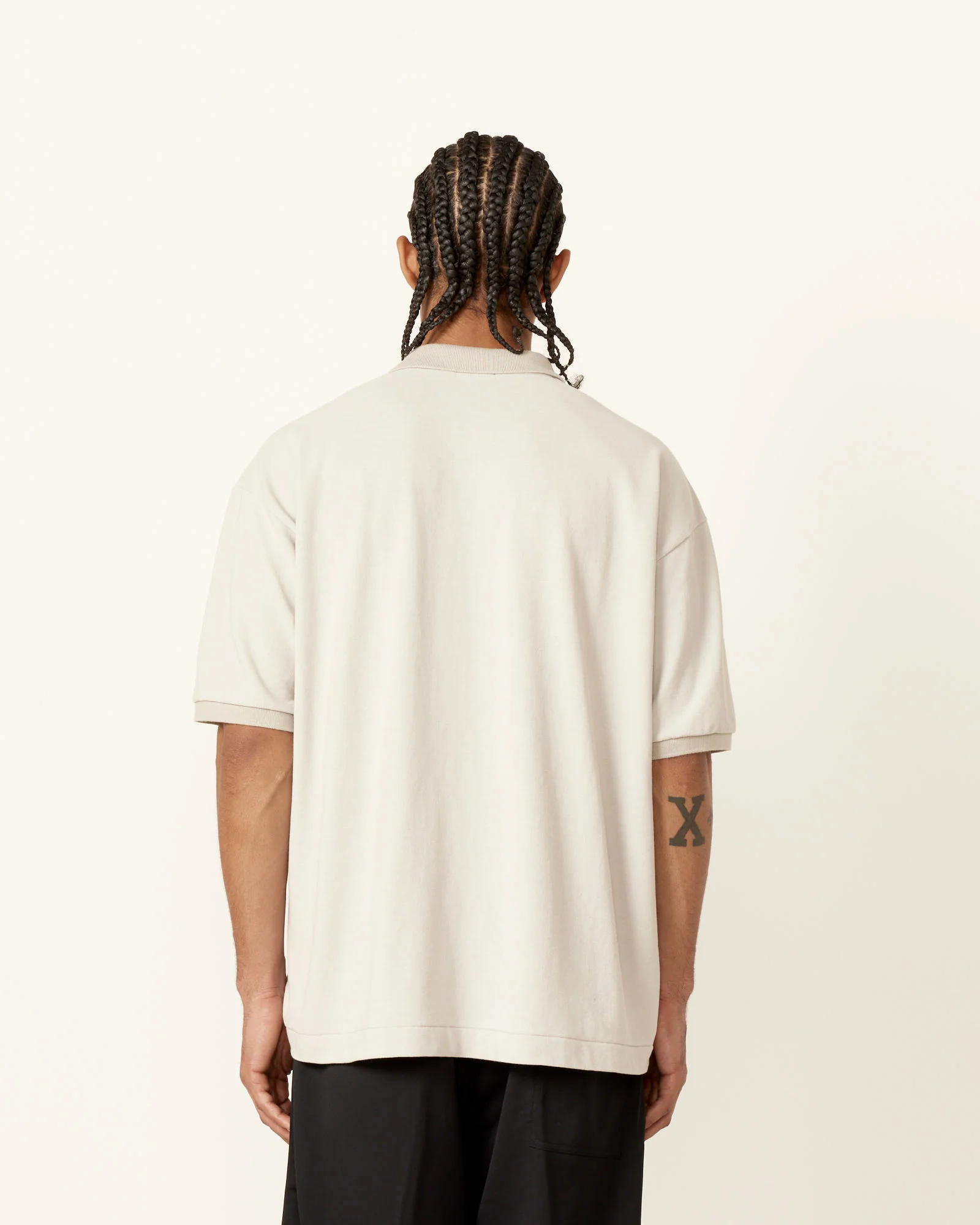 Polo Shirt in Light Grey - Image 6