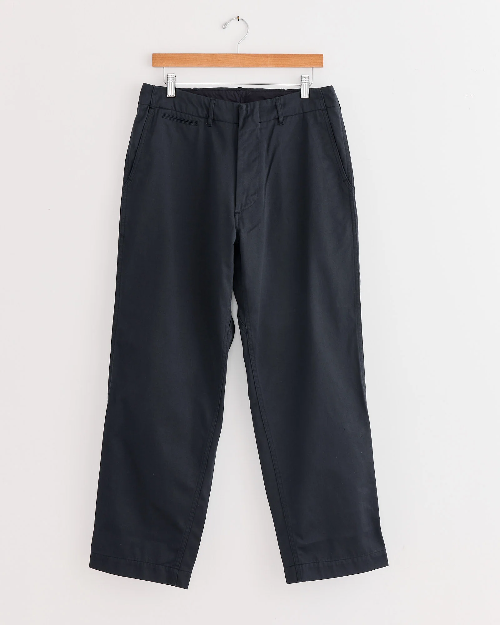 Wide Chino Pant in Navy