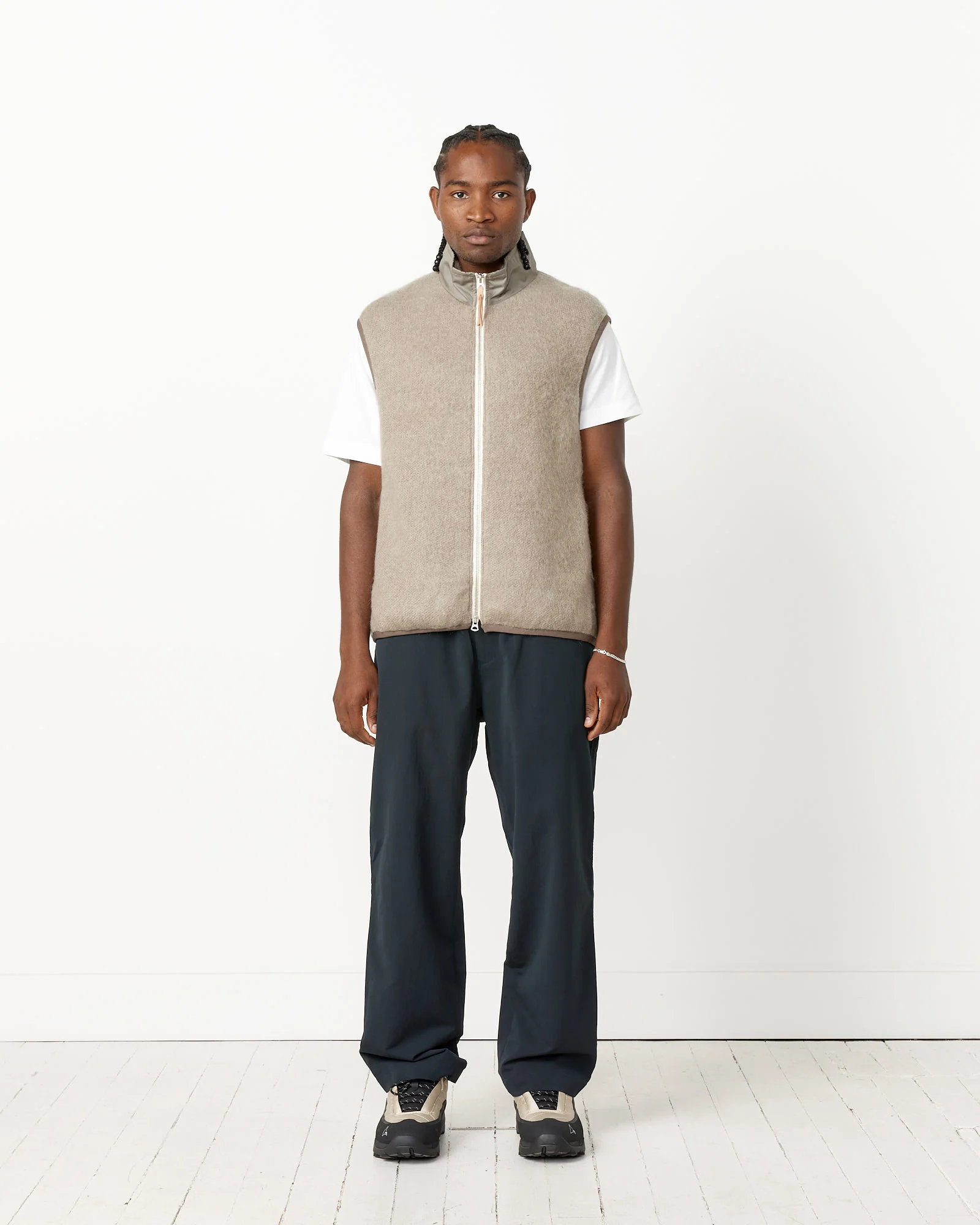 Zip-Up Mohair Vest - Image 3