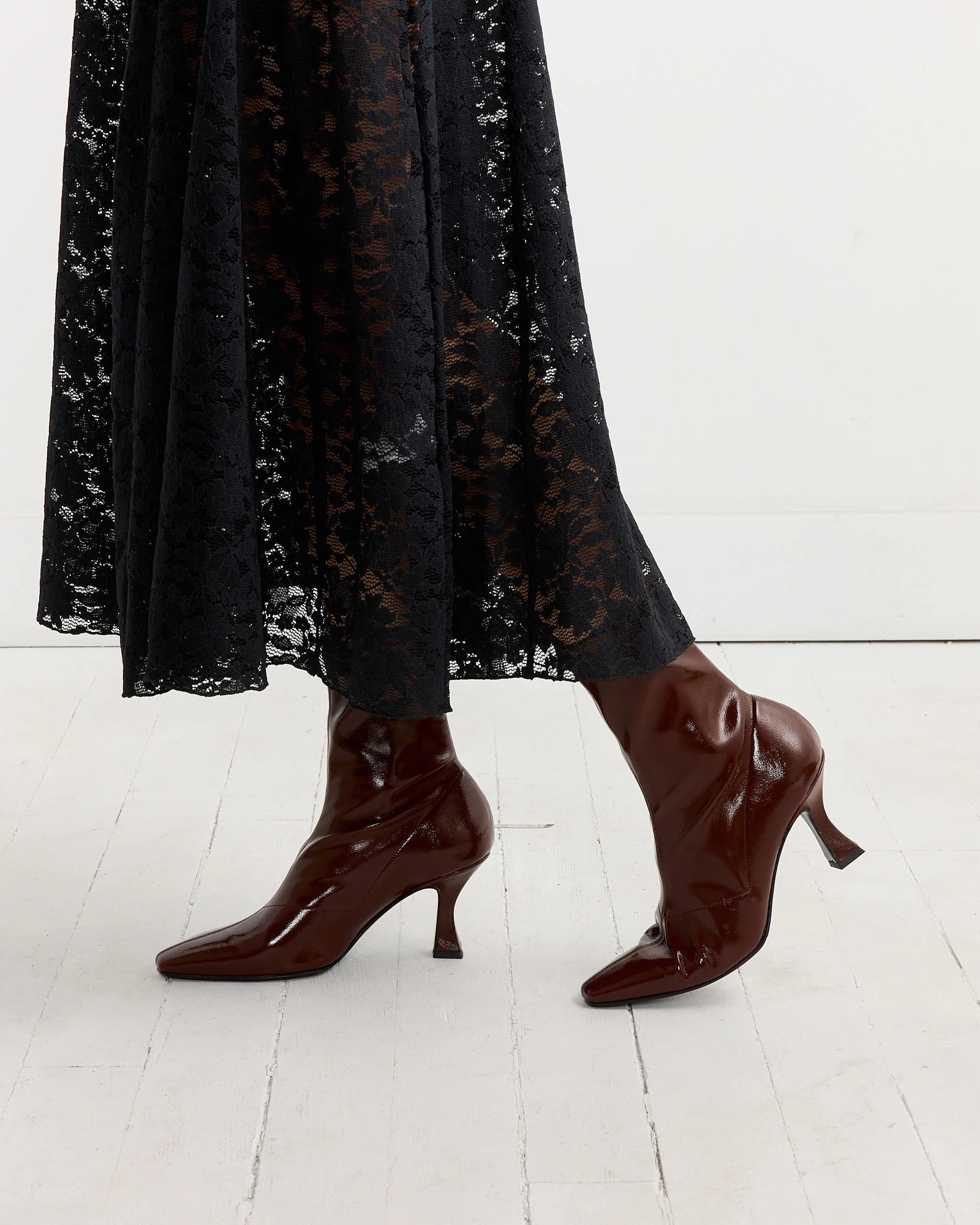 Athena Ankle Boot in Prune - Image 2