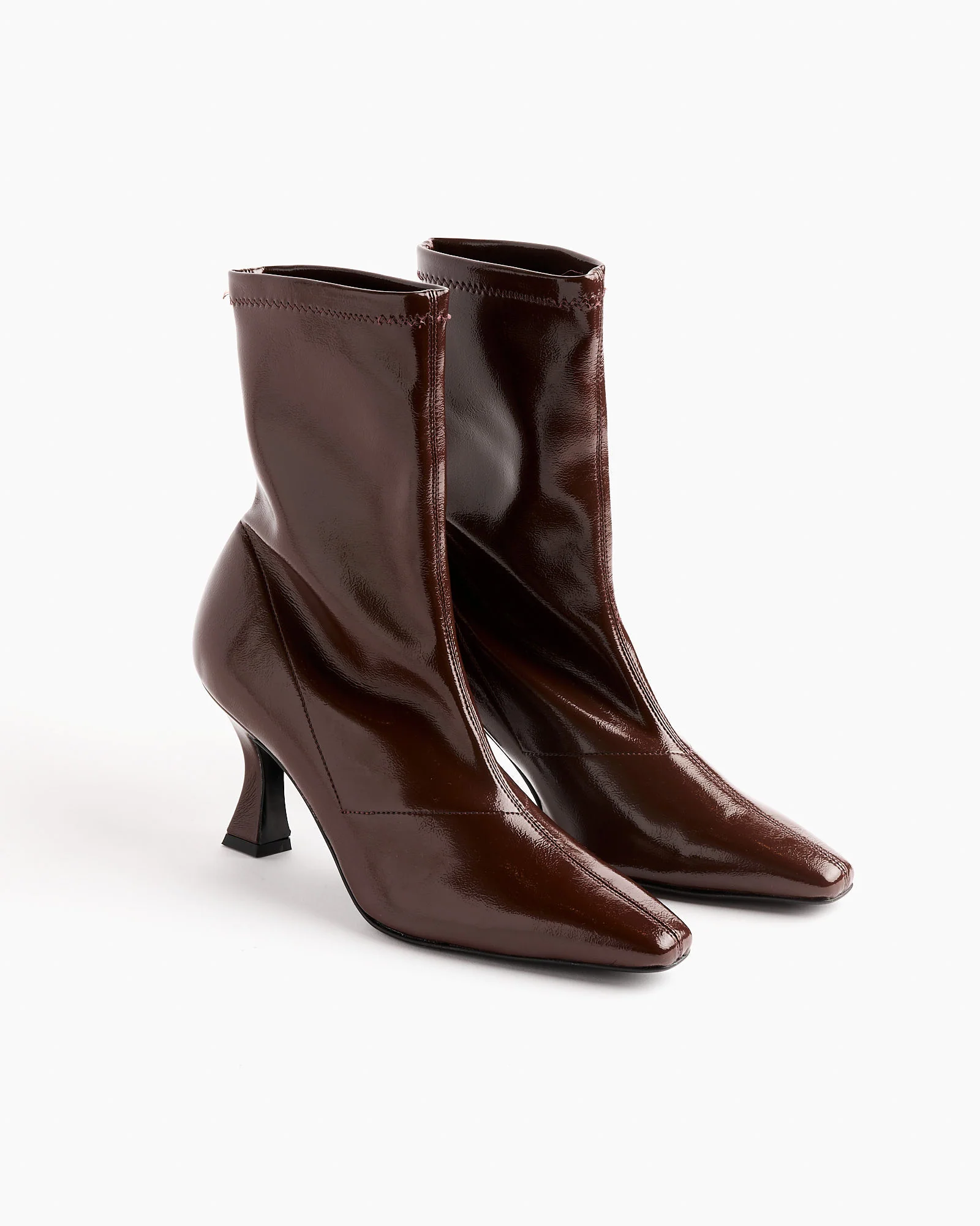 Athena Ankle Boot in Prune - Image 3