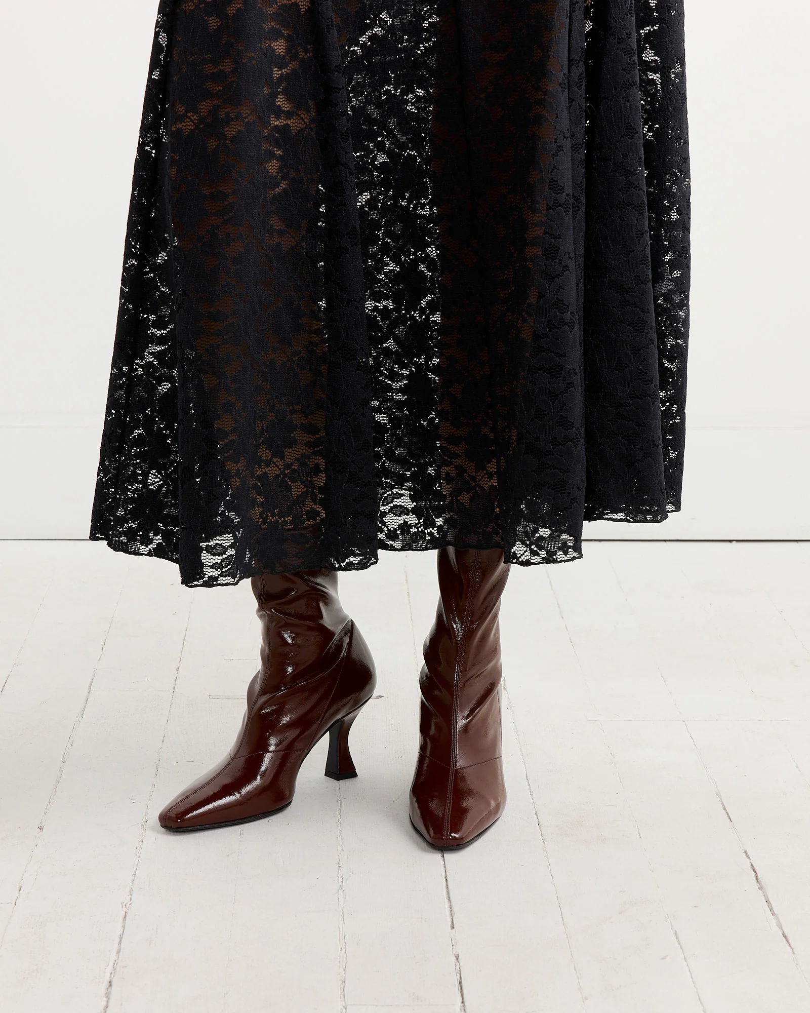 Athena Ankle Boot in Prune - Image 4