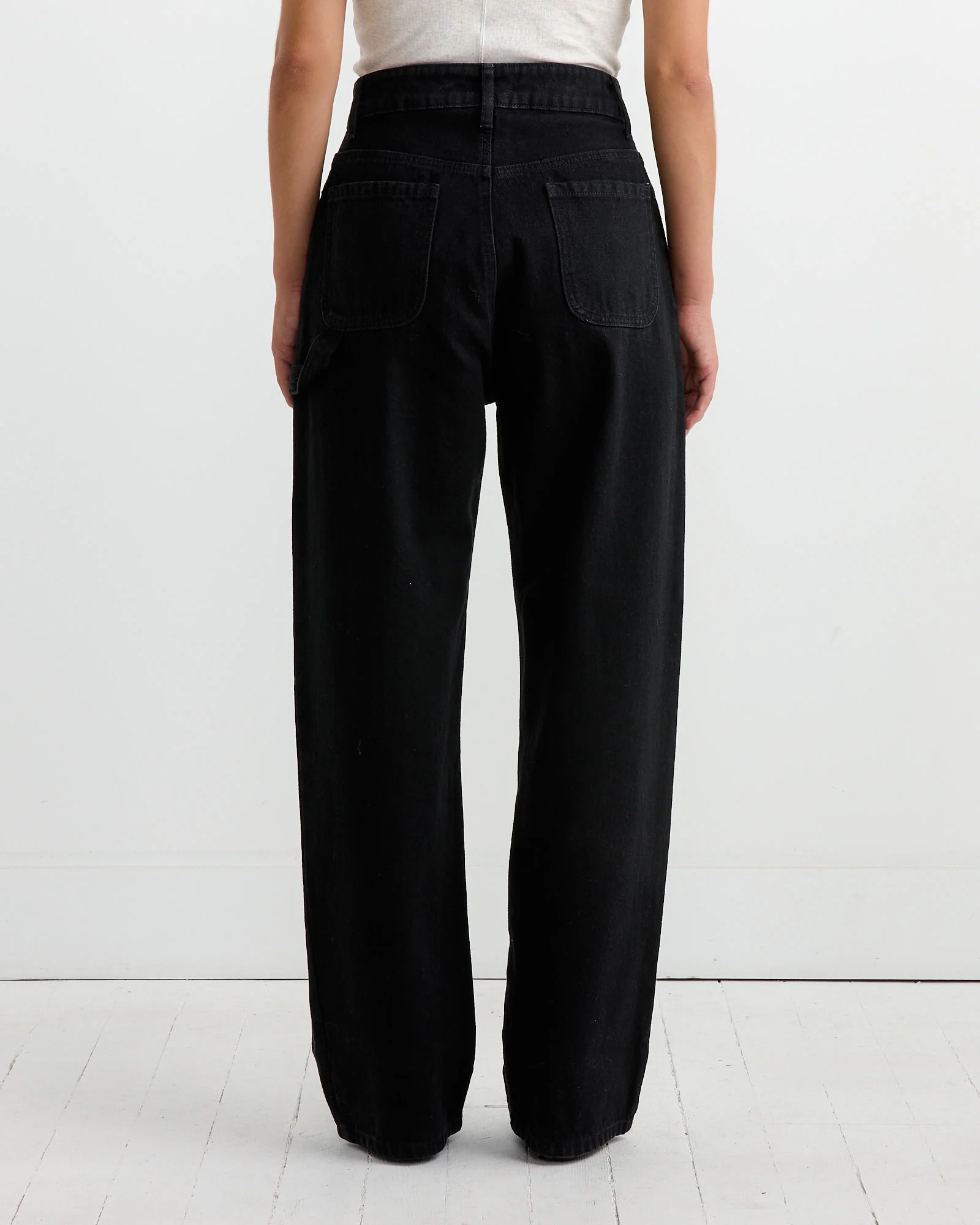 Drop Oversize Jean in Black - Image 4