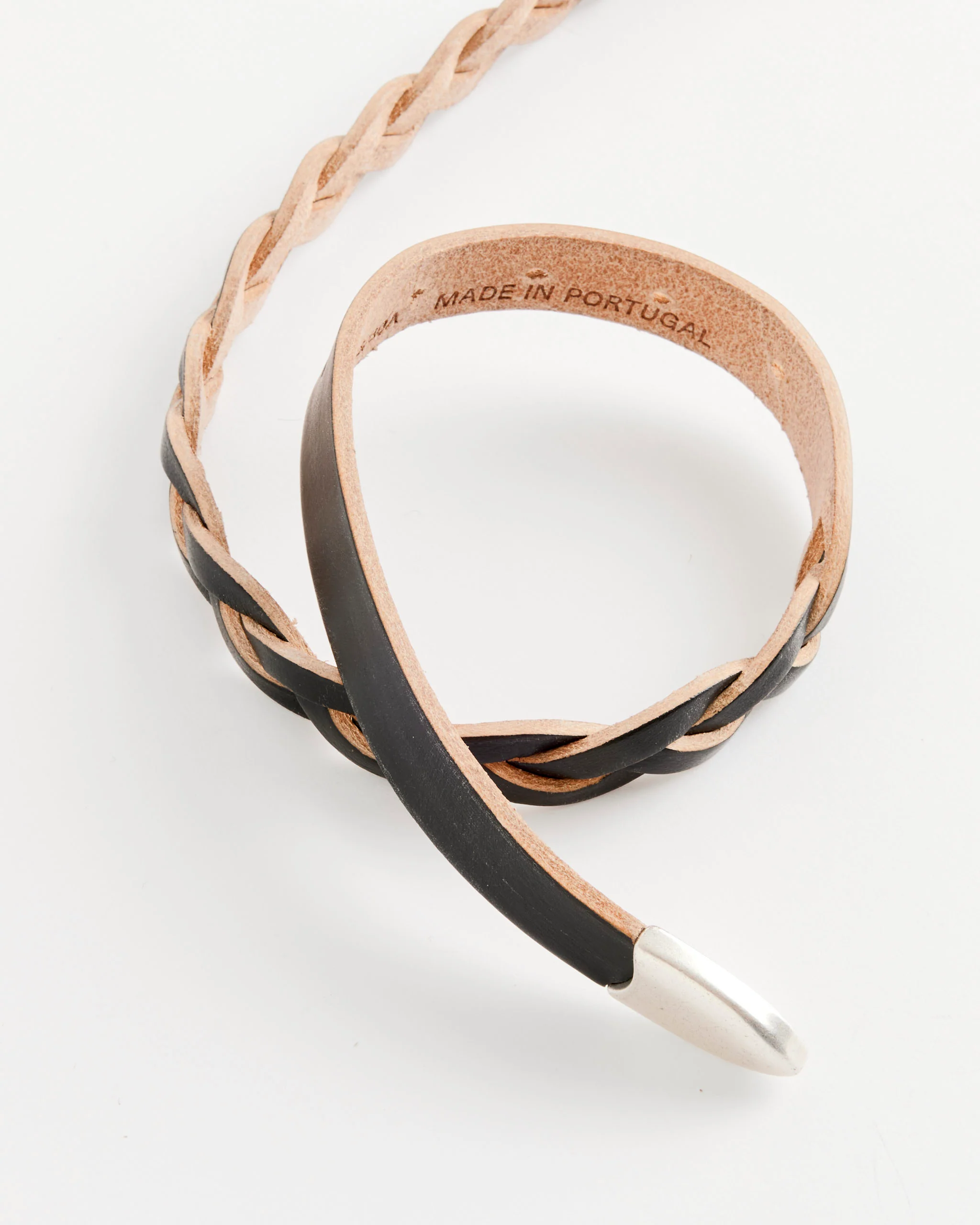 2 CM Braided Belt in Black - Image 2