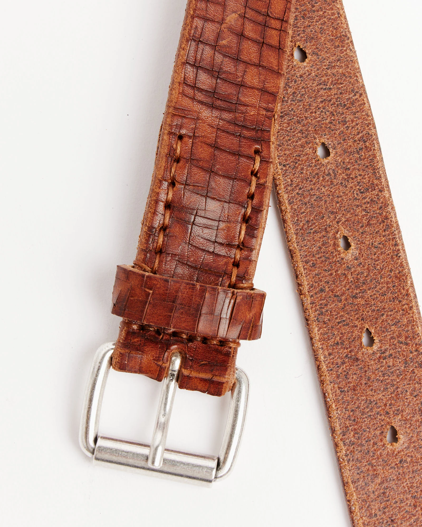 Leather Belt in Cognac - Image 3