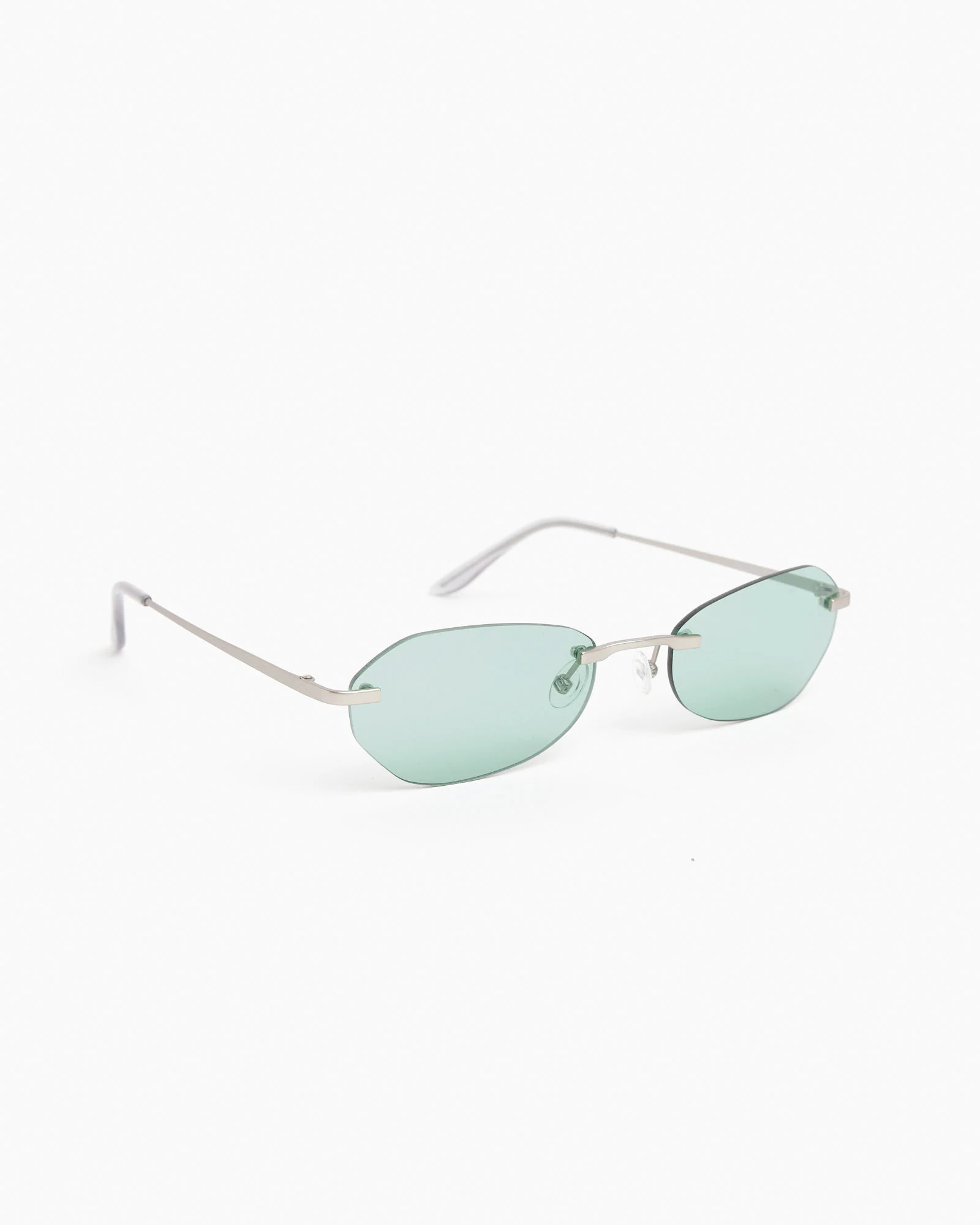 Adorable Sunglasses in Matte Silver - Image 3