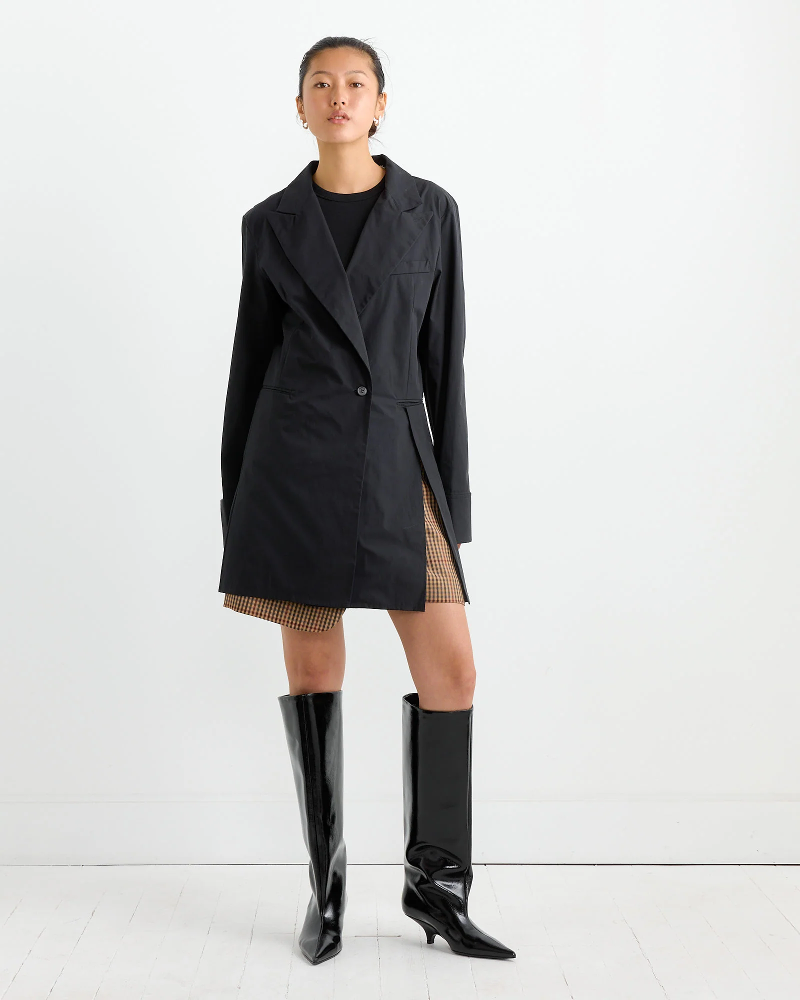 Blazer Shirt in Ripe Black - Image 2