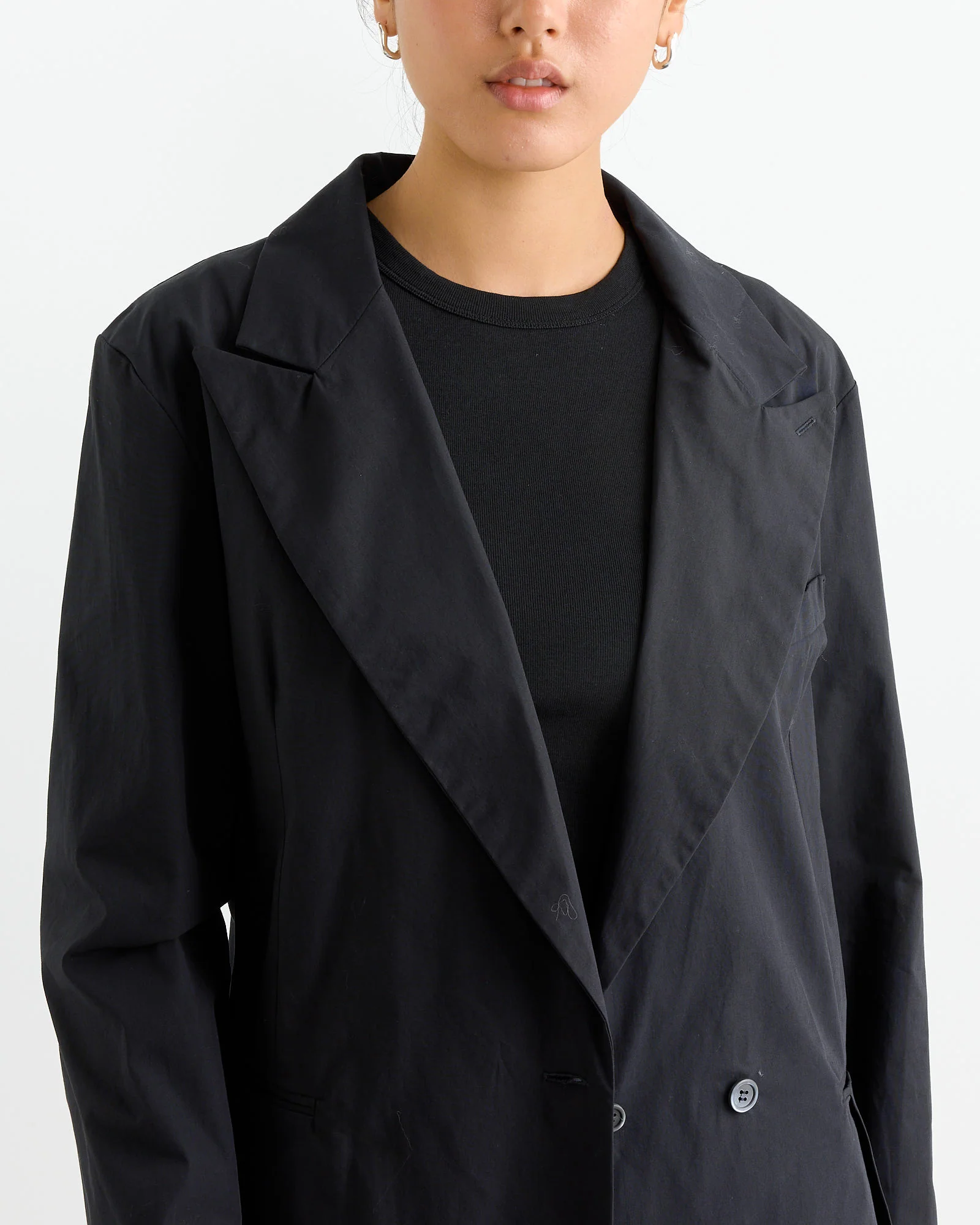 Blazer Shirt in Ripe Black - Image 4