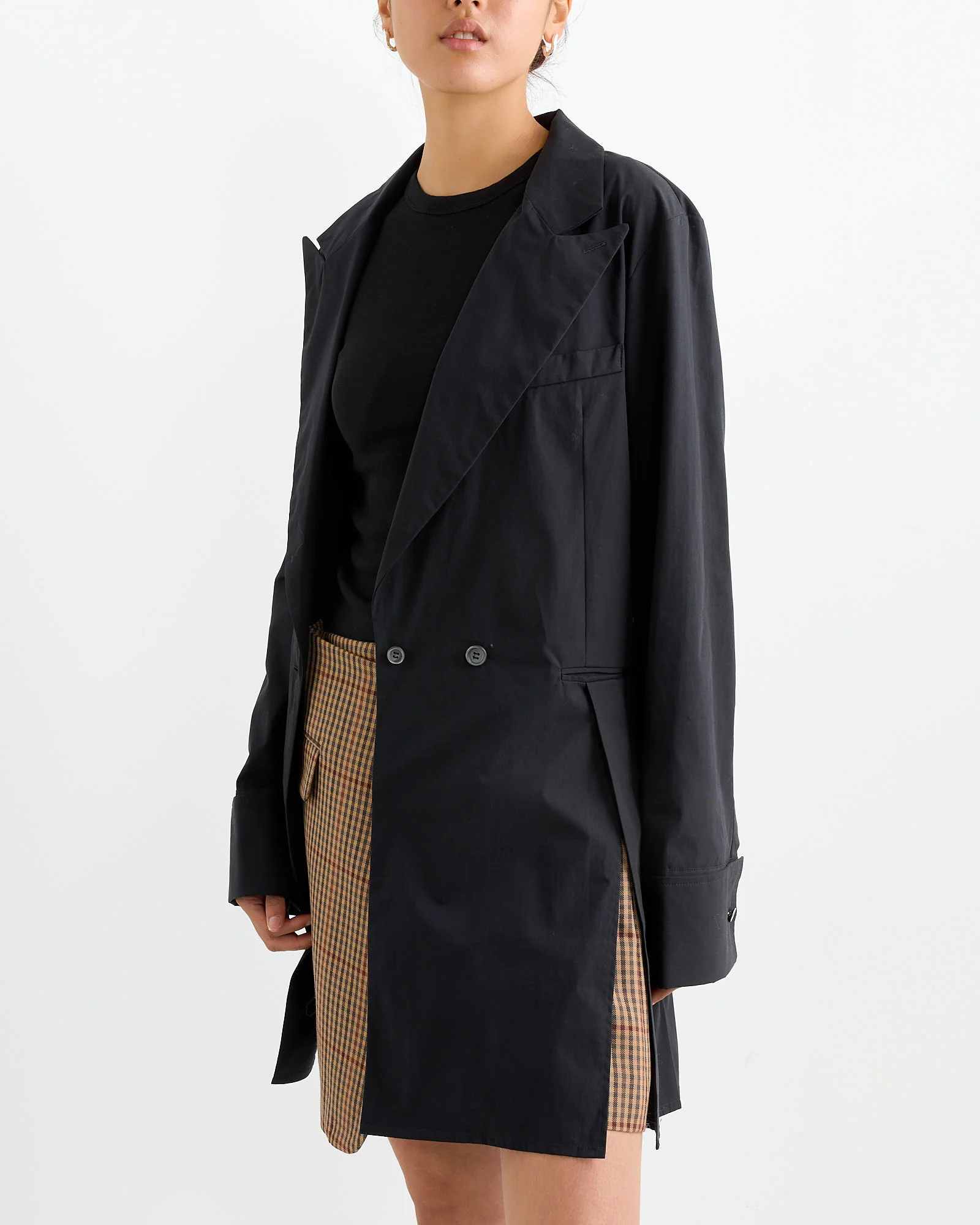 Blazer Shirt in Ripe Black - Image 6