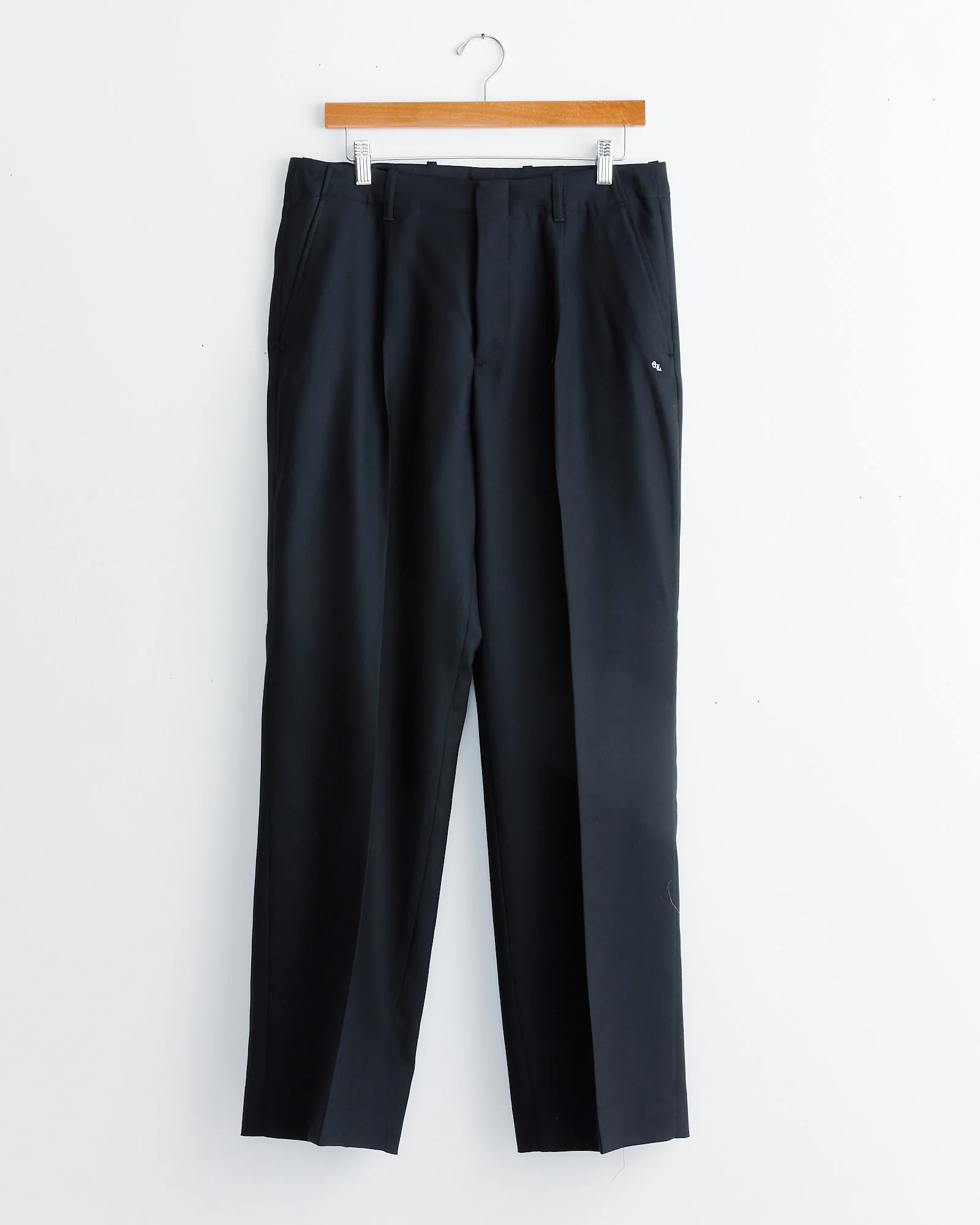 Borrowed Panama Wool Chino in Black