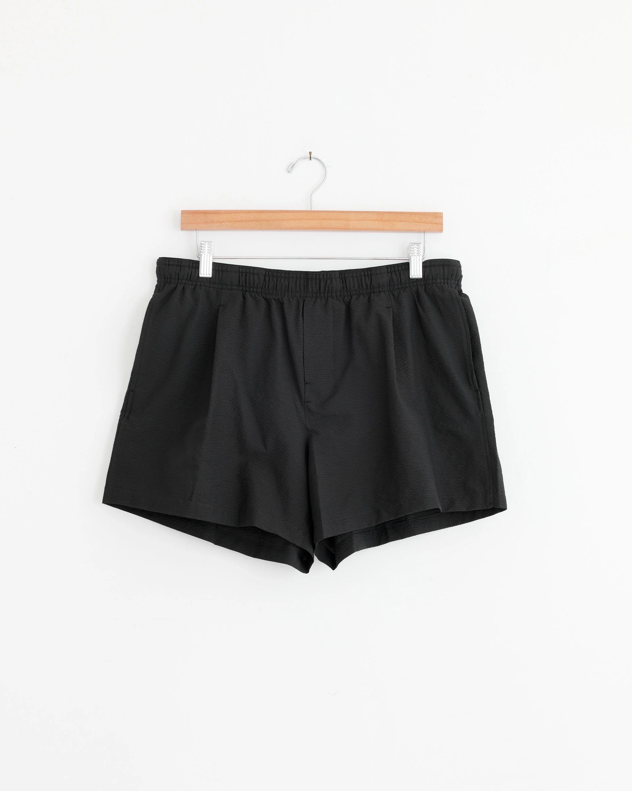Boxer Trunk Short in Baynoir Coast Seersucker