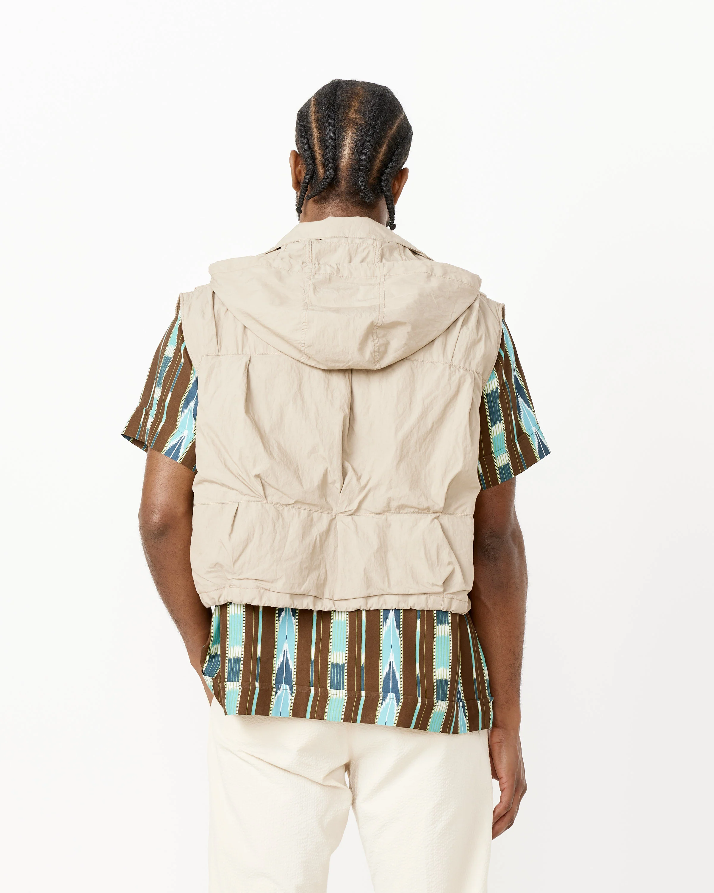 Cropped Exhale Puffa Vest - Image 6