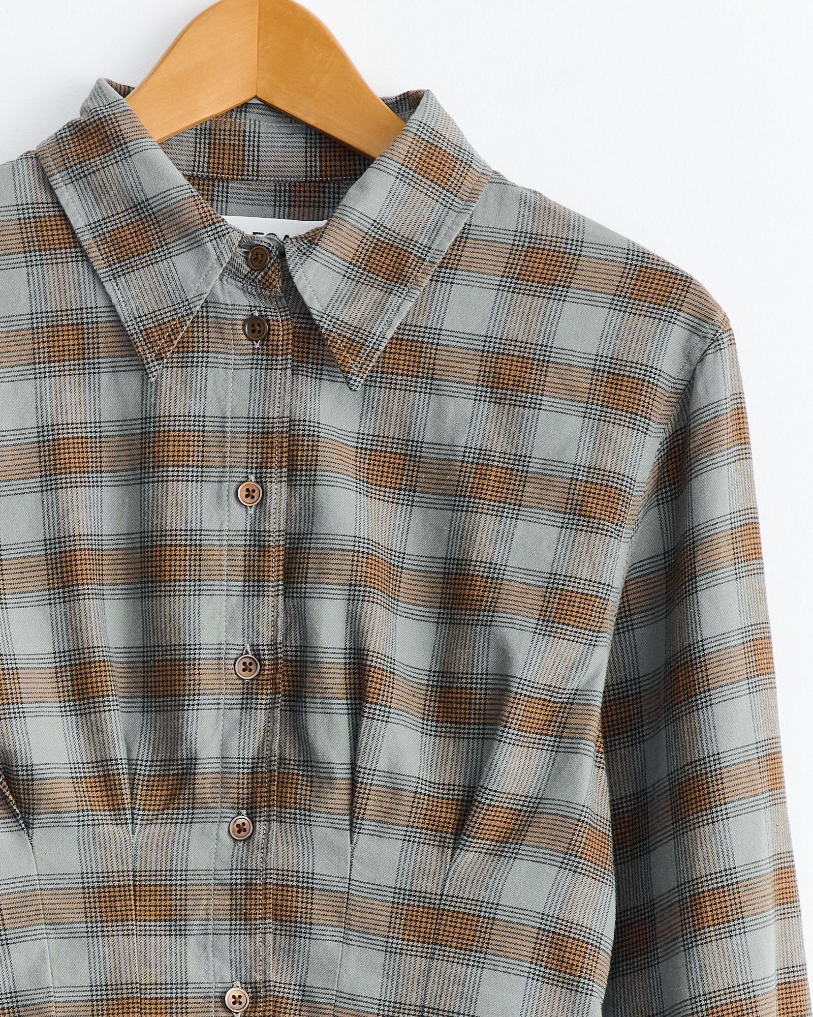 Envelop Shirt in Iowa Flannel Check - Image 2