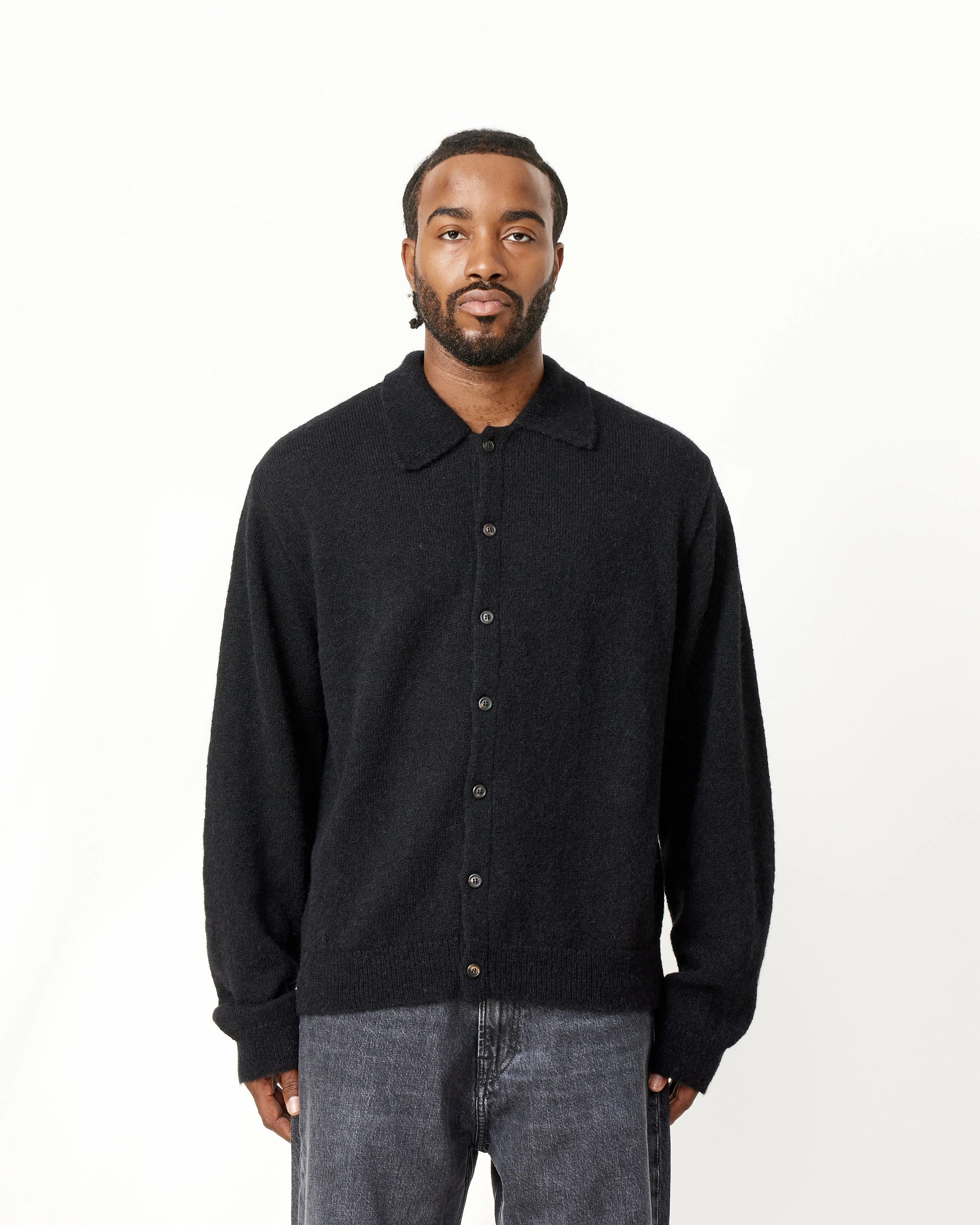 Evening Fuzzy Alpaca Polo