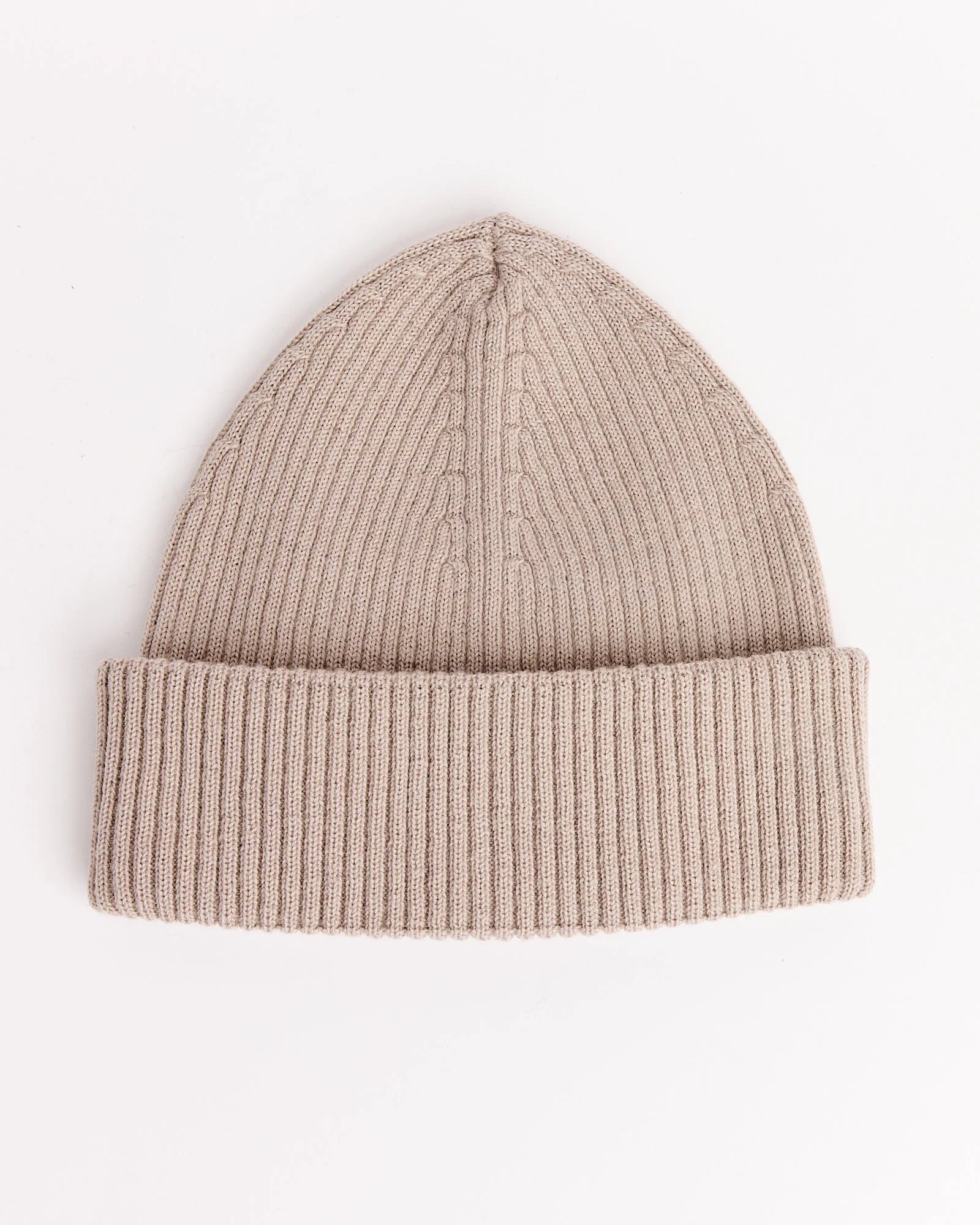 Knit Hat in White Sand