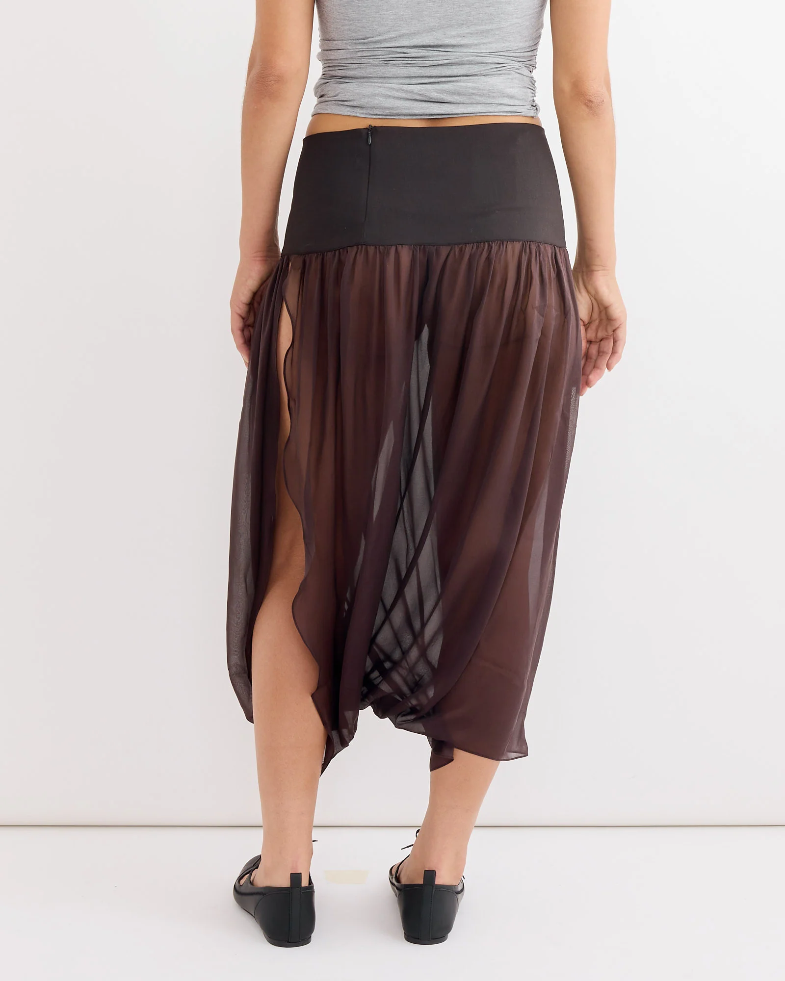 Mila Skirt in Brown - Image 3