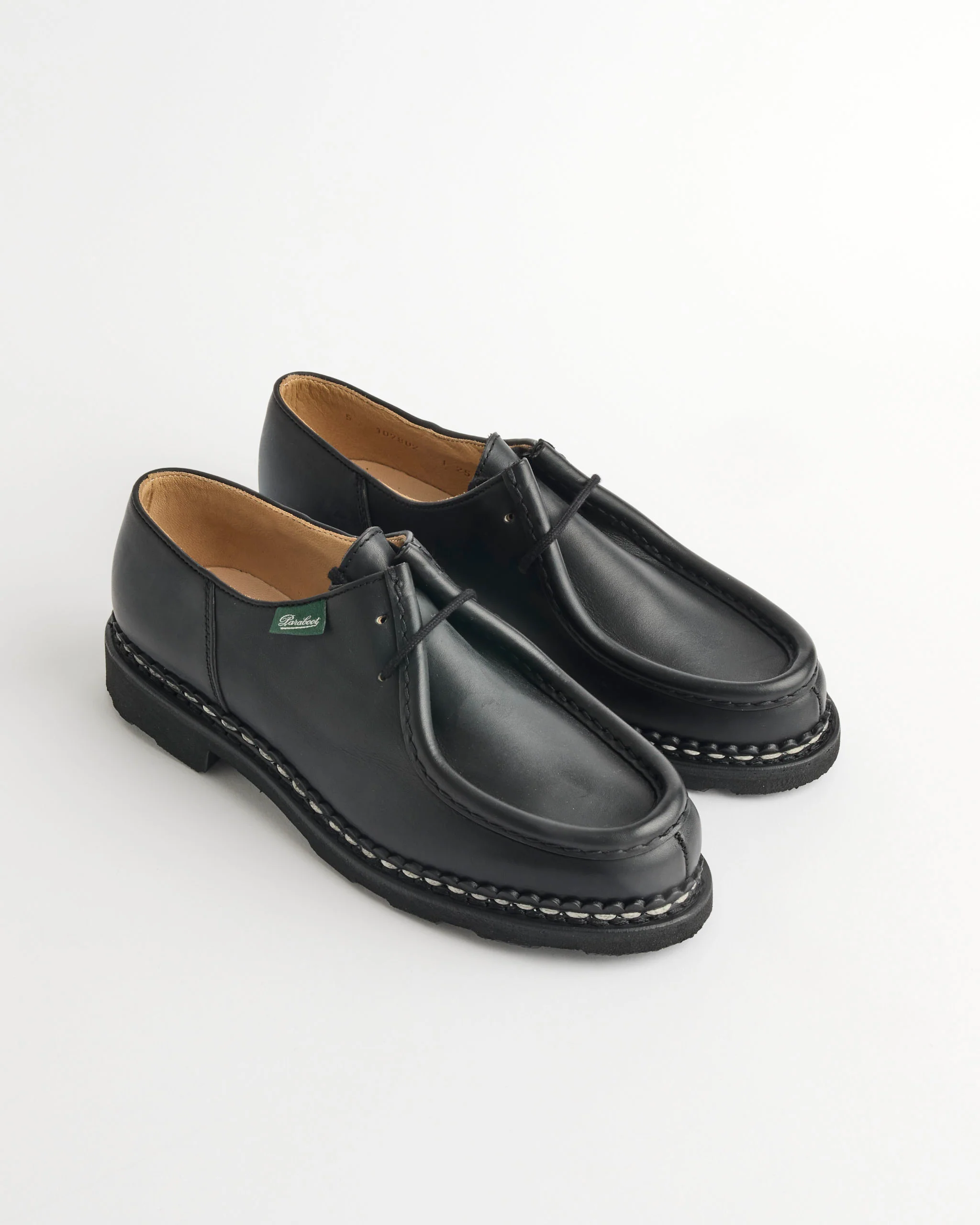 Michael Derby Shoe in Lisse Noir - Image 2