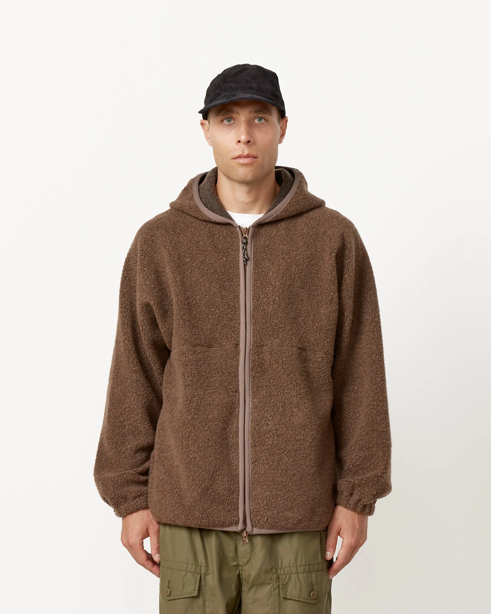 Leo Wool Boa Zip Hoodie - Image 6