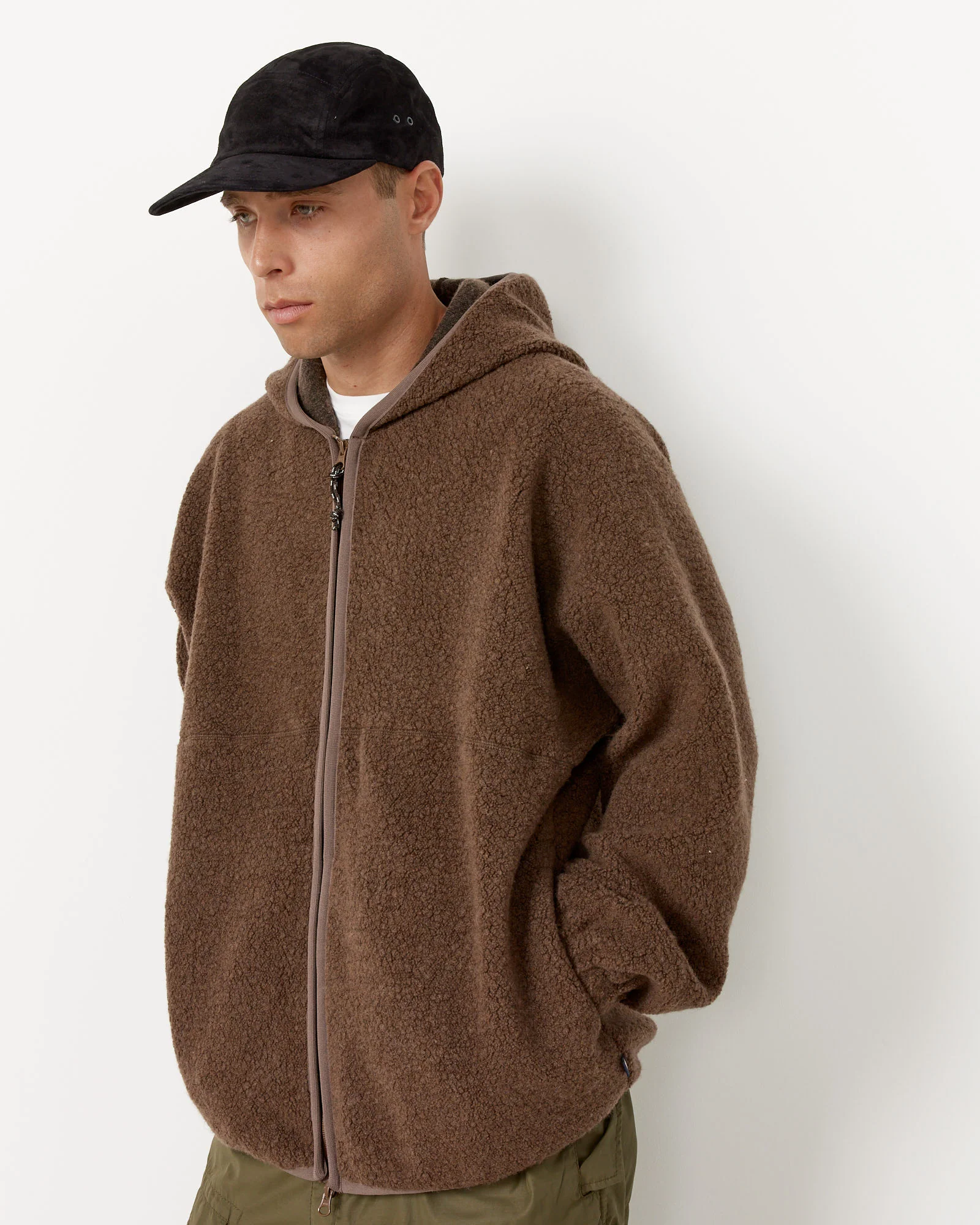 Leo Wool Boa Zip Hoodie - Image 9