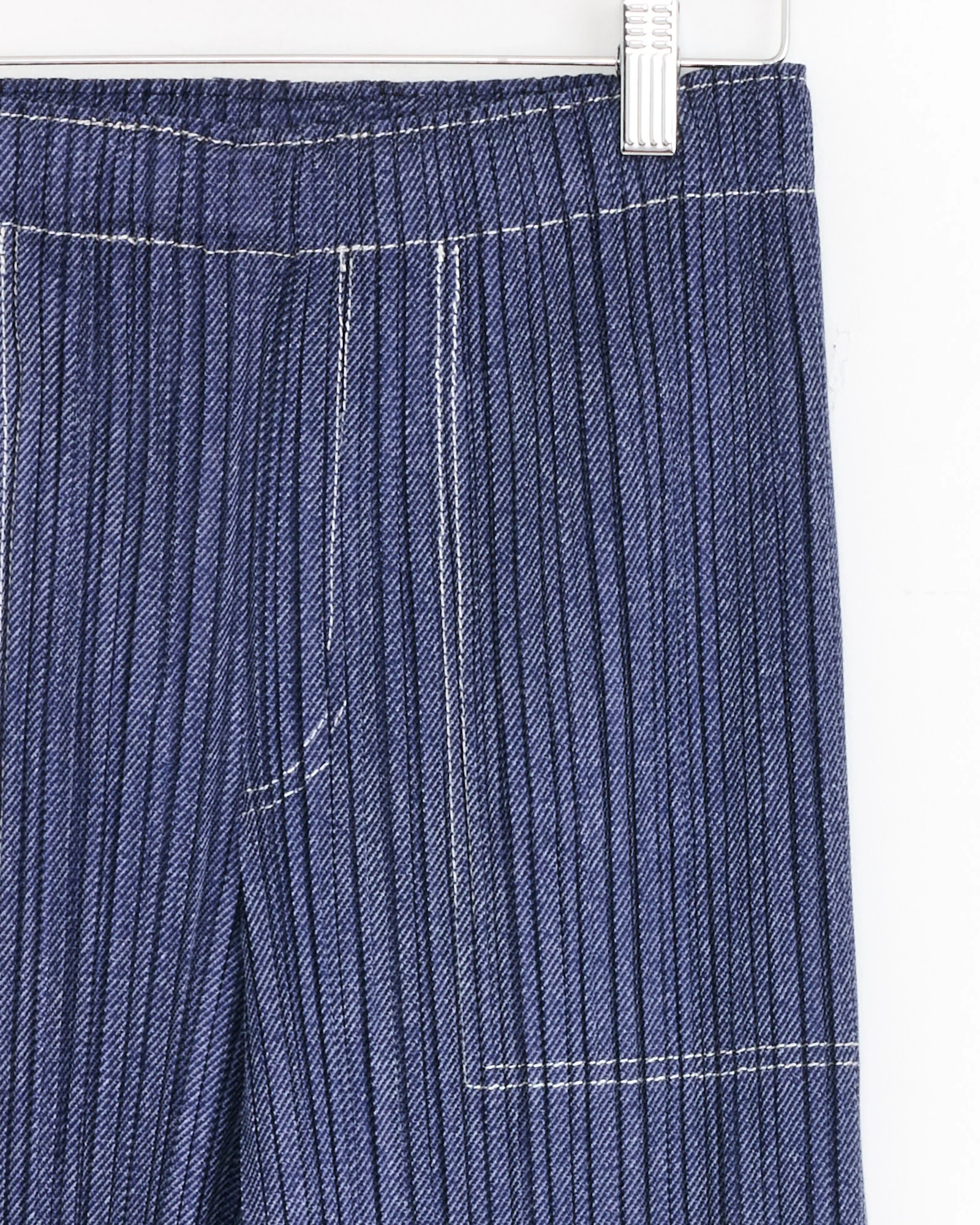 Cotton Denim in Blue - Image 3