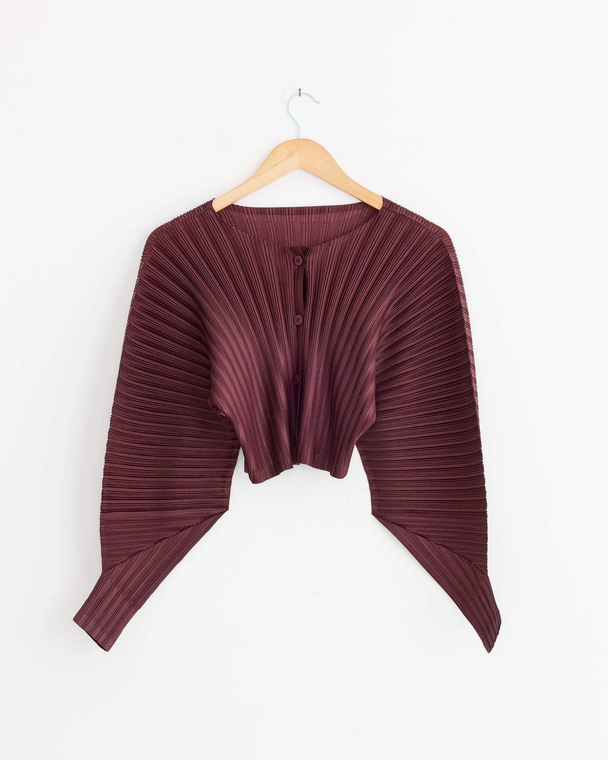 Ribs Pleats January Cardigan