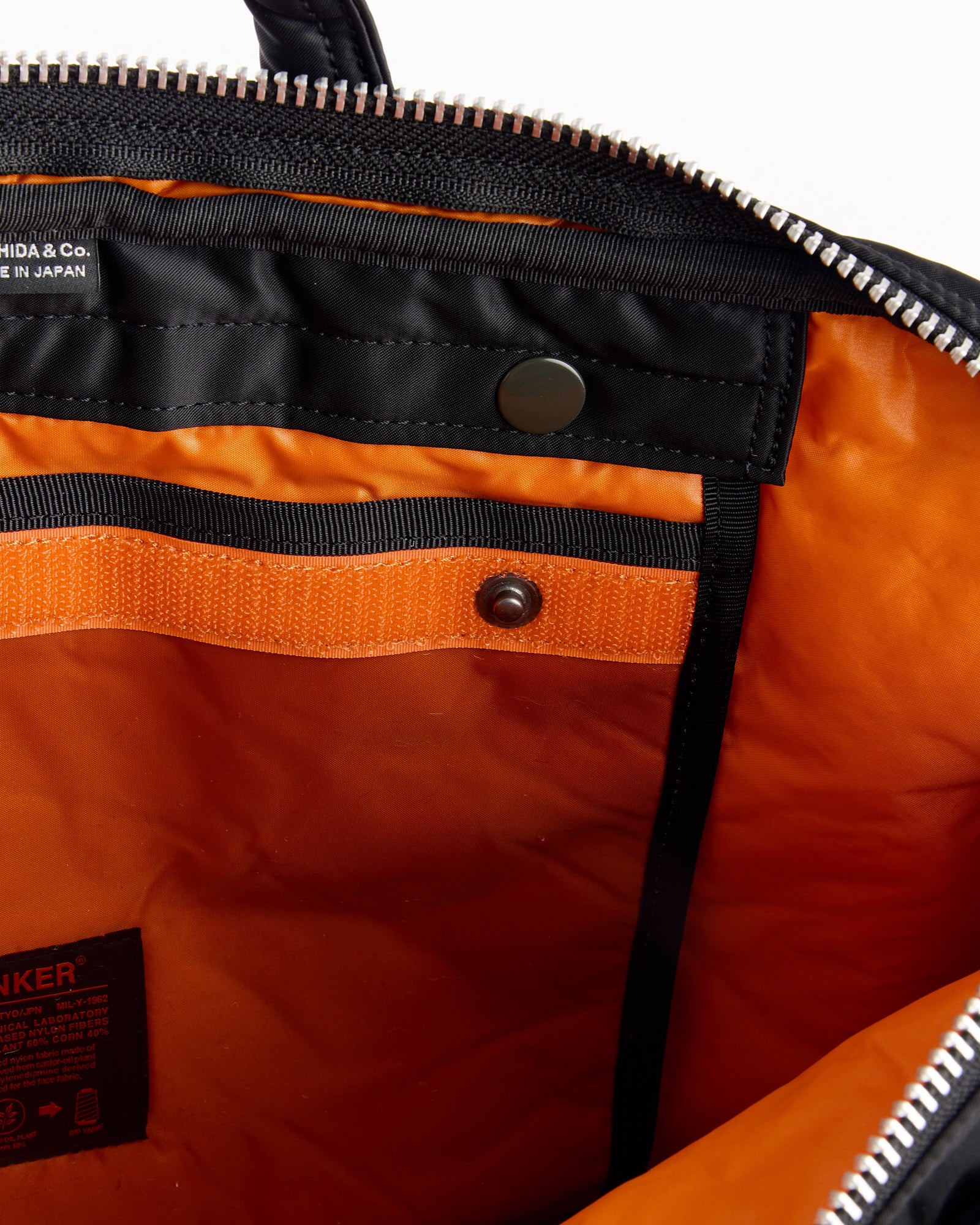 Tanker 2Way Document Zip Bag in Black - Image 6
