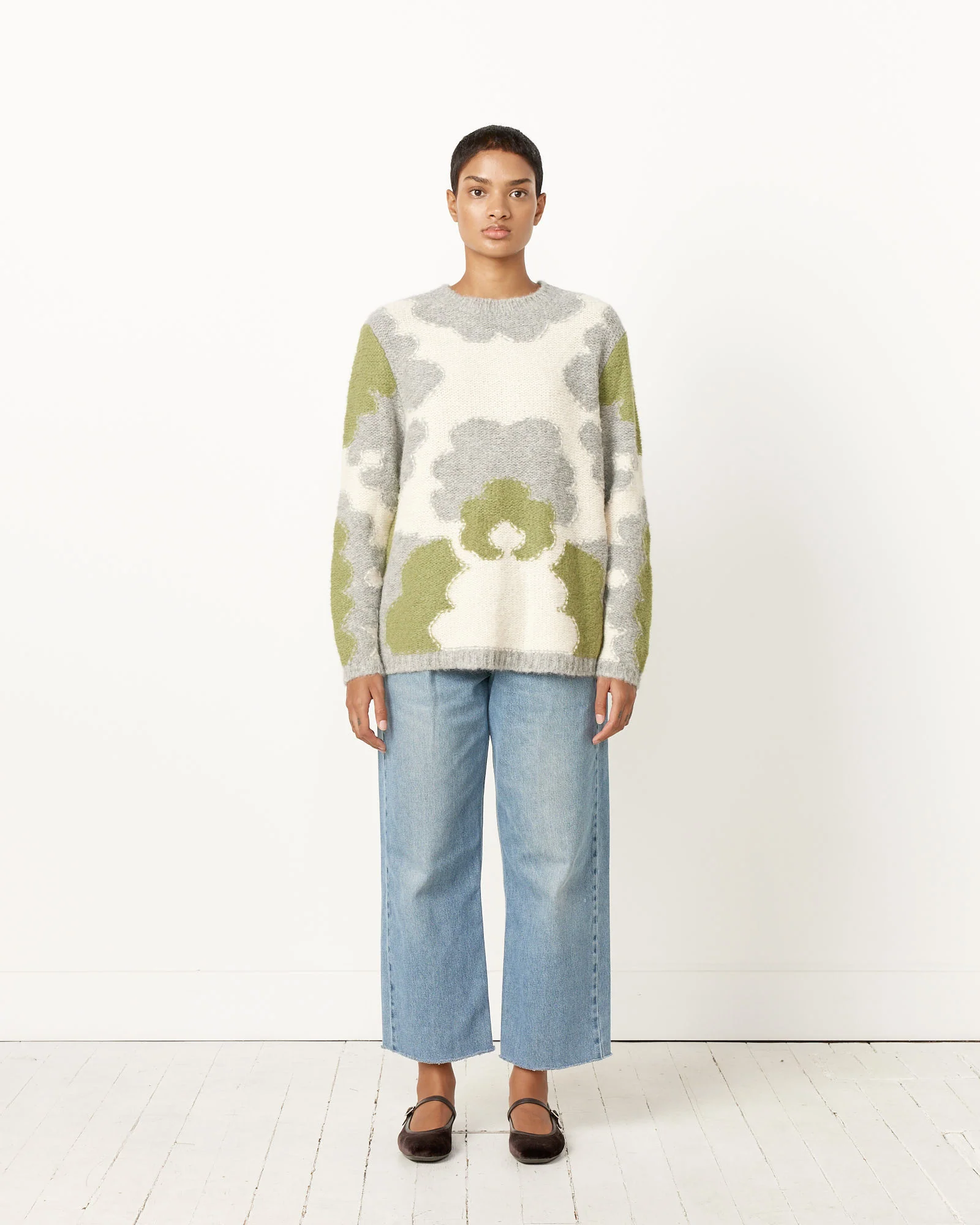 Mid Century Motif Intarsia Jumper - Image 3