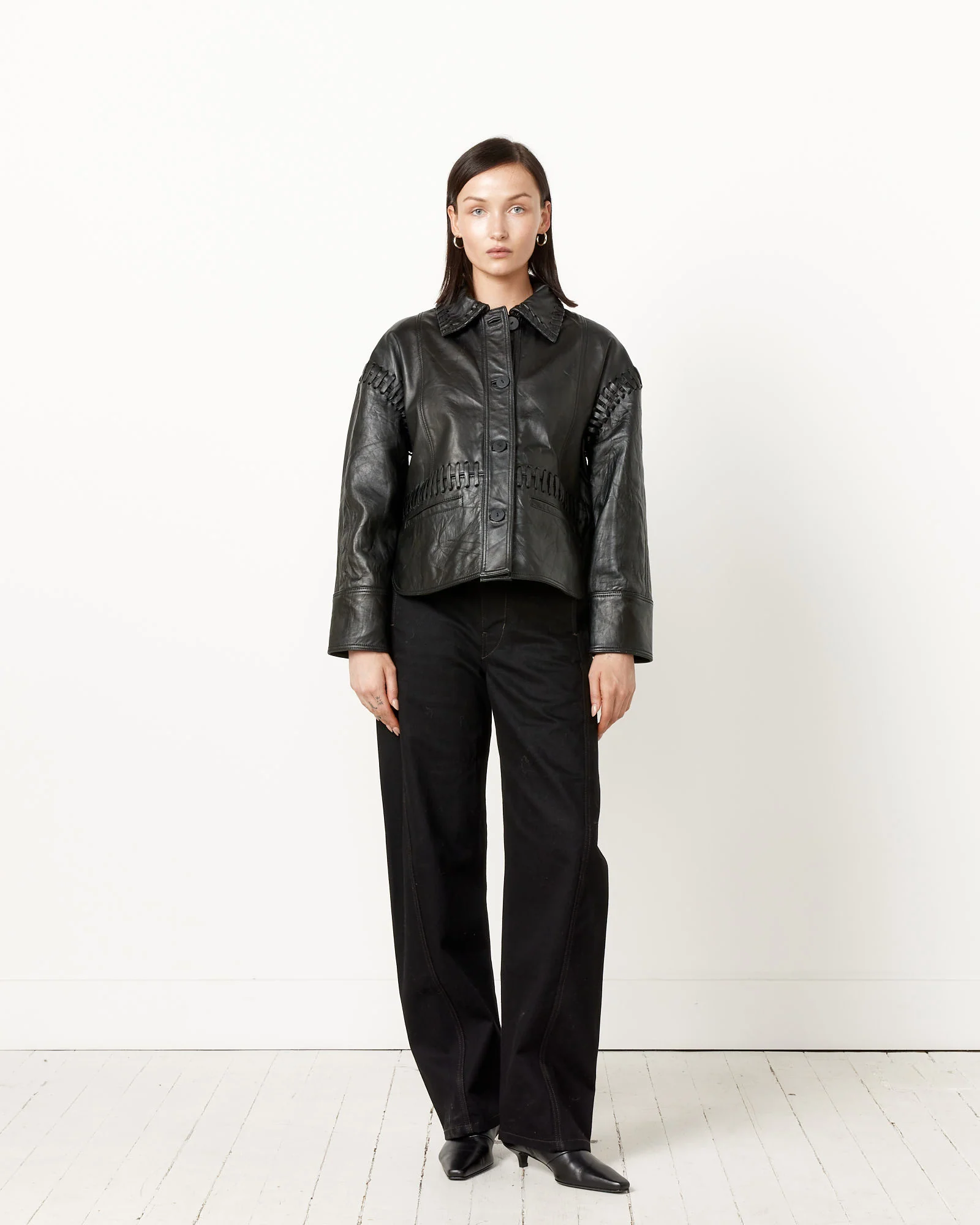 Recycled Leather Olivia Jacket - Image 2