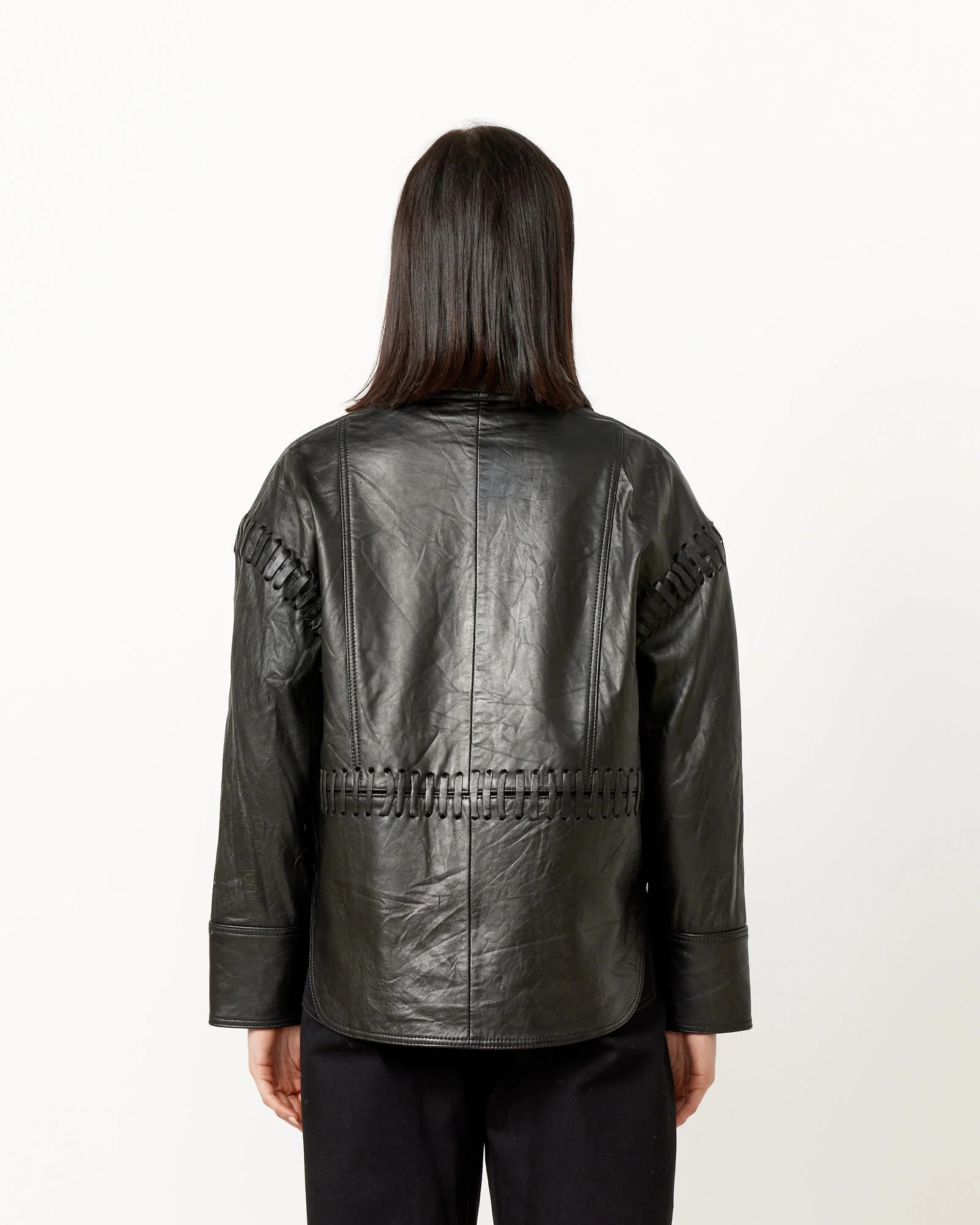 Recycled Leather Olivia Jacket - Image 6