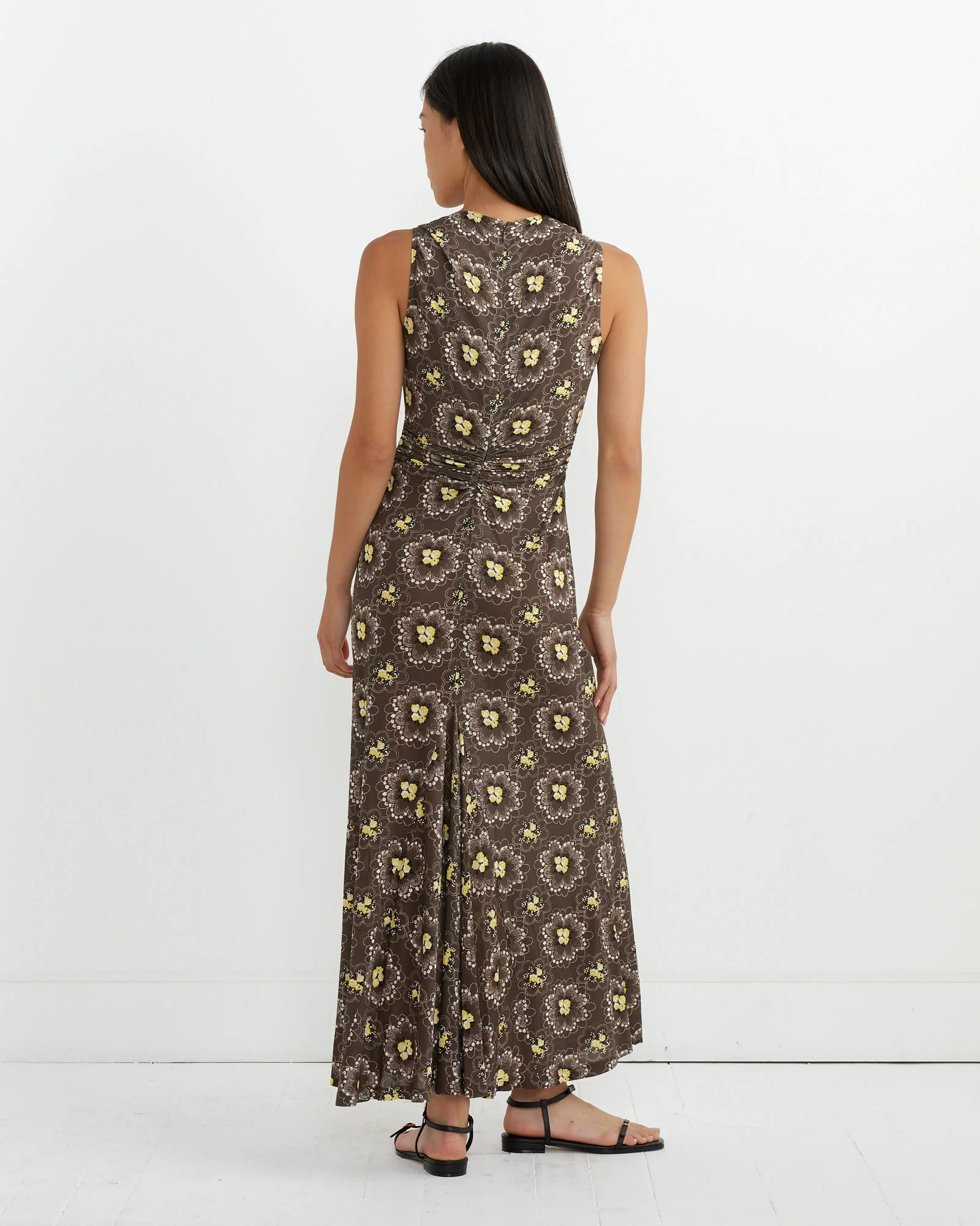 Astoria Dress in Brown - Image 3