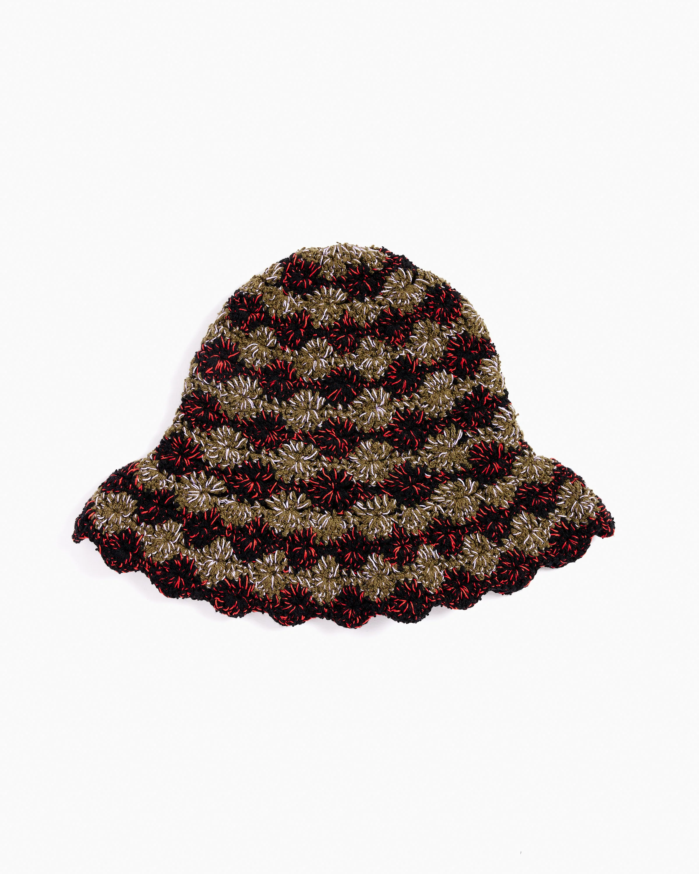 Capua Hat in Olive Multi