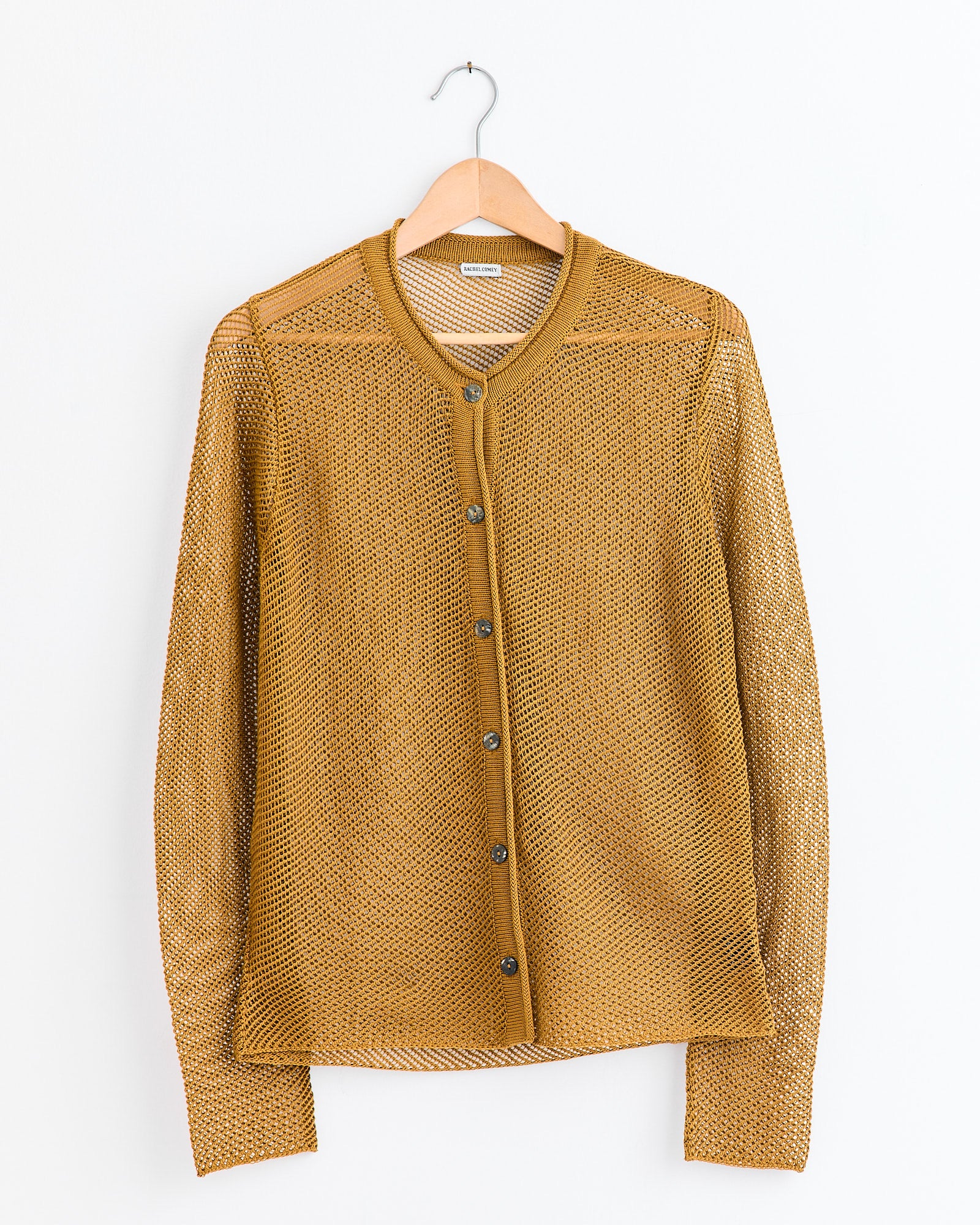 Dunn Cardigan in Dark Gold