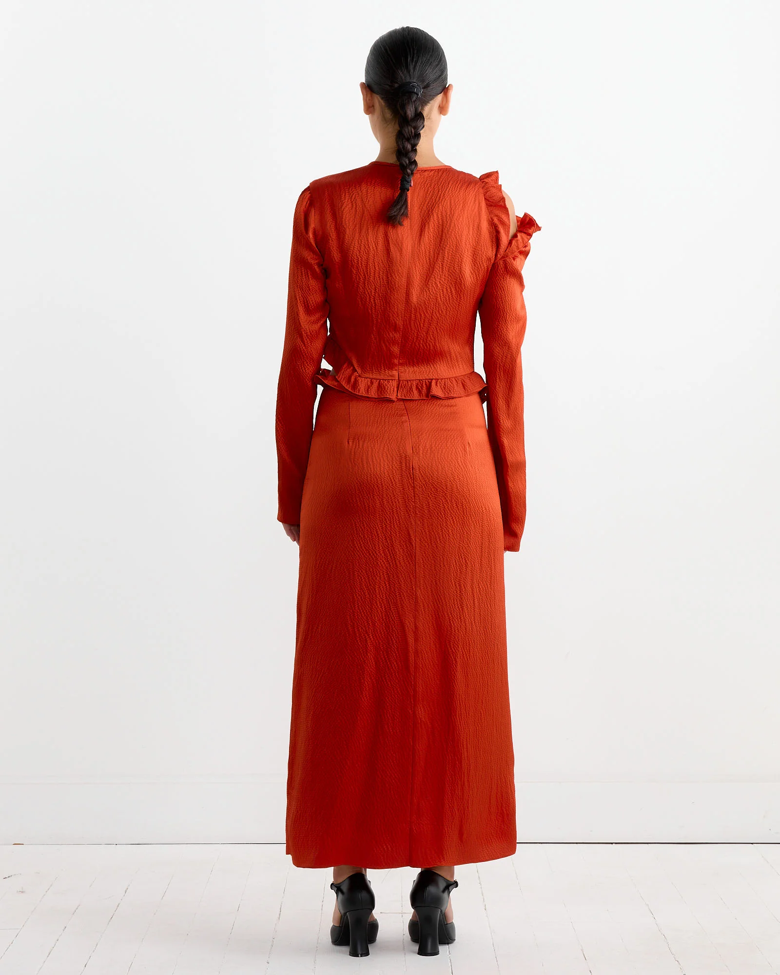 Fontes Dress in Tomato - Image 4